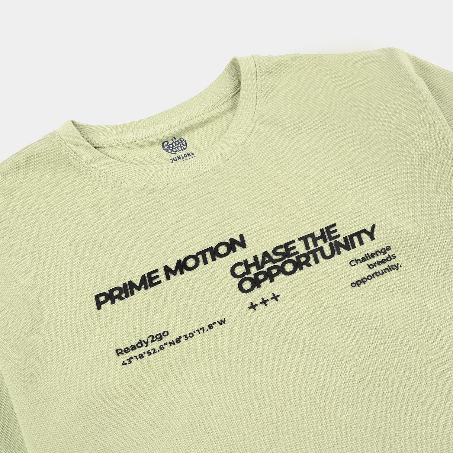 Boys Jumbo Pique T-Shirt (Prime Motion) - Green - Image 3