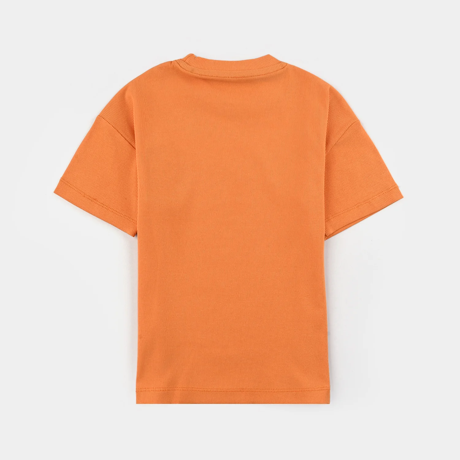 Boys Rib T-Shirt Travel - Orange - Image 3