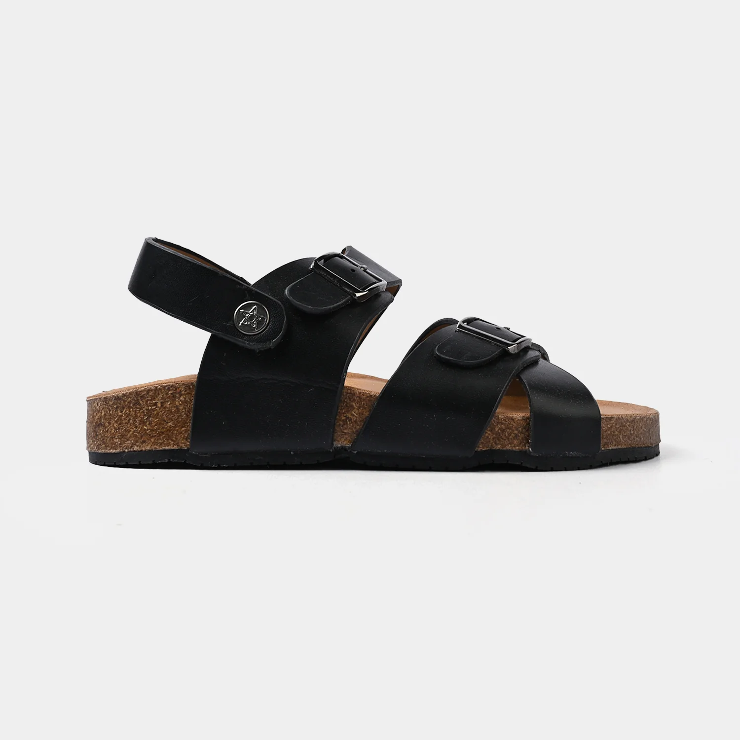 Boys Teen Sandal PD-01 - BLACK - Image 4