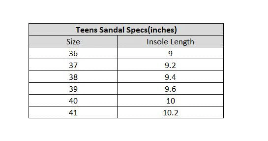 Boys Teen Sandal PD-01 - BLACK - Image 5