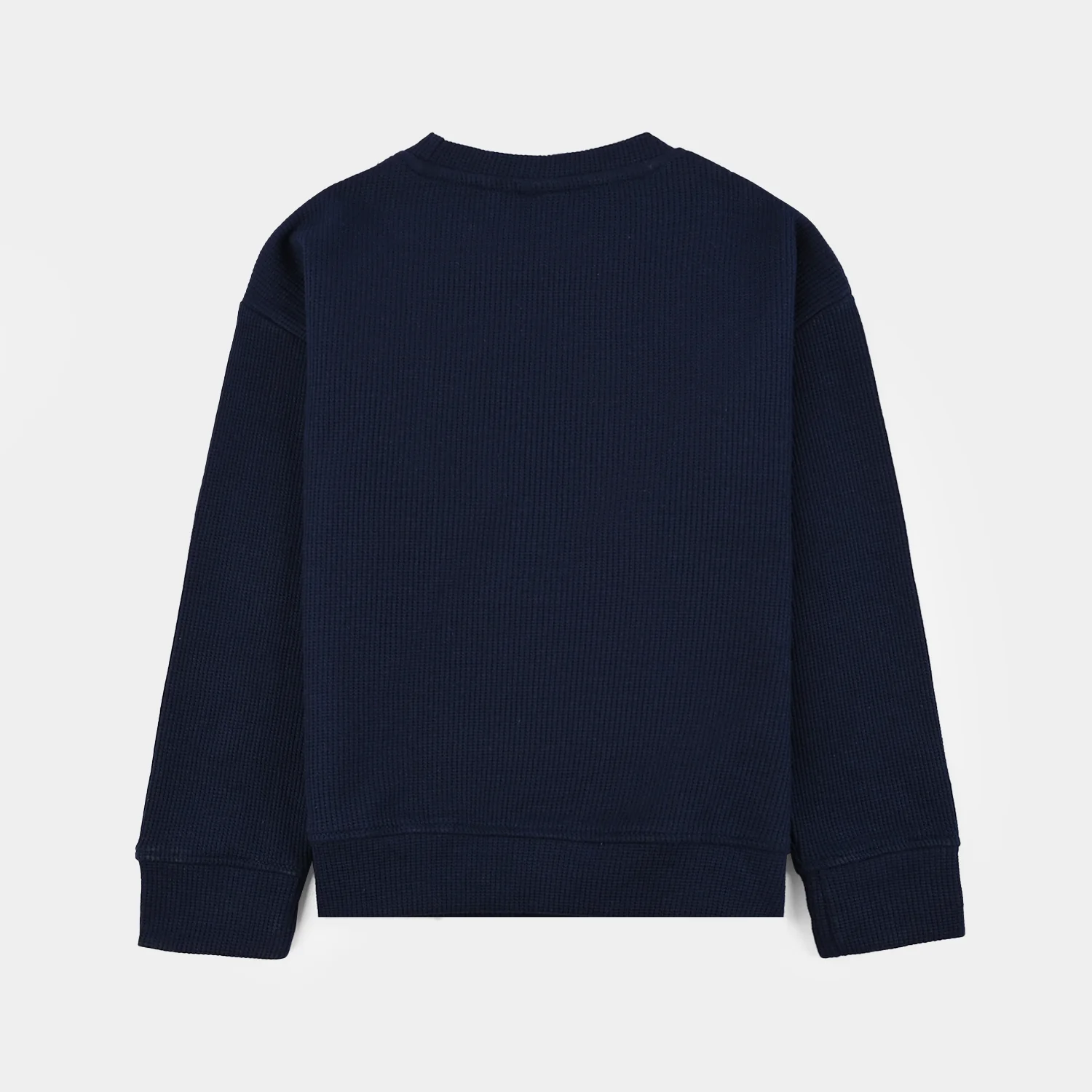 Boys Thermal Sweatshirt (Champ) - Navy - Image 3