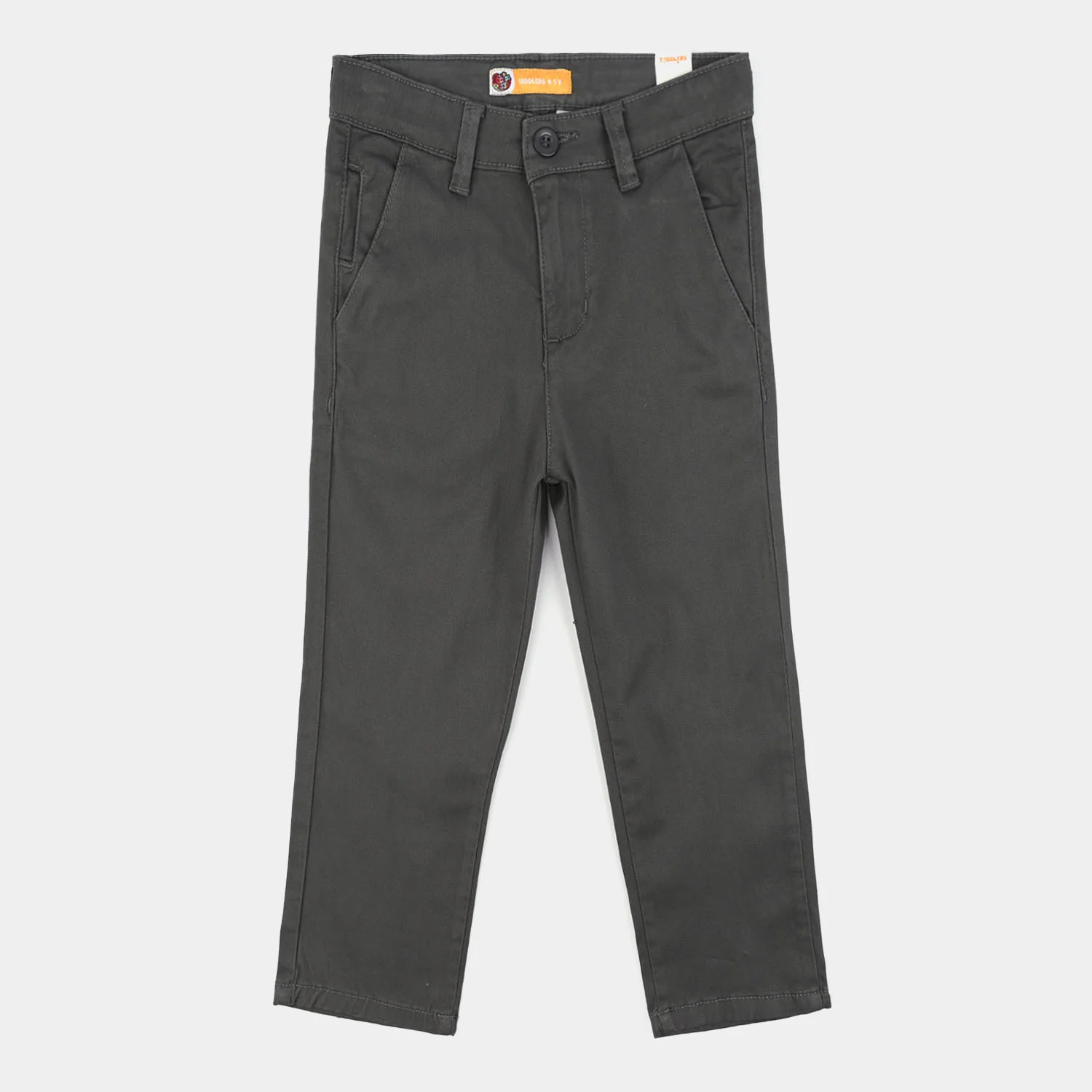 Boys Twill Pants Basic - Grey