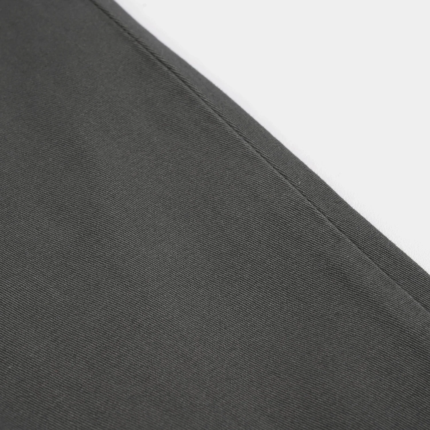 Boys Twill Pants Basic - Grey - Image 3