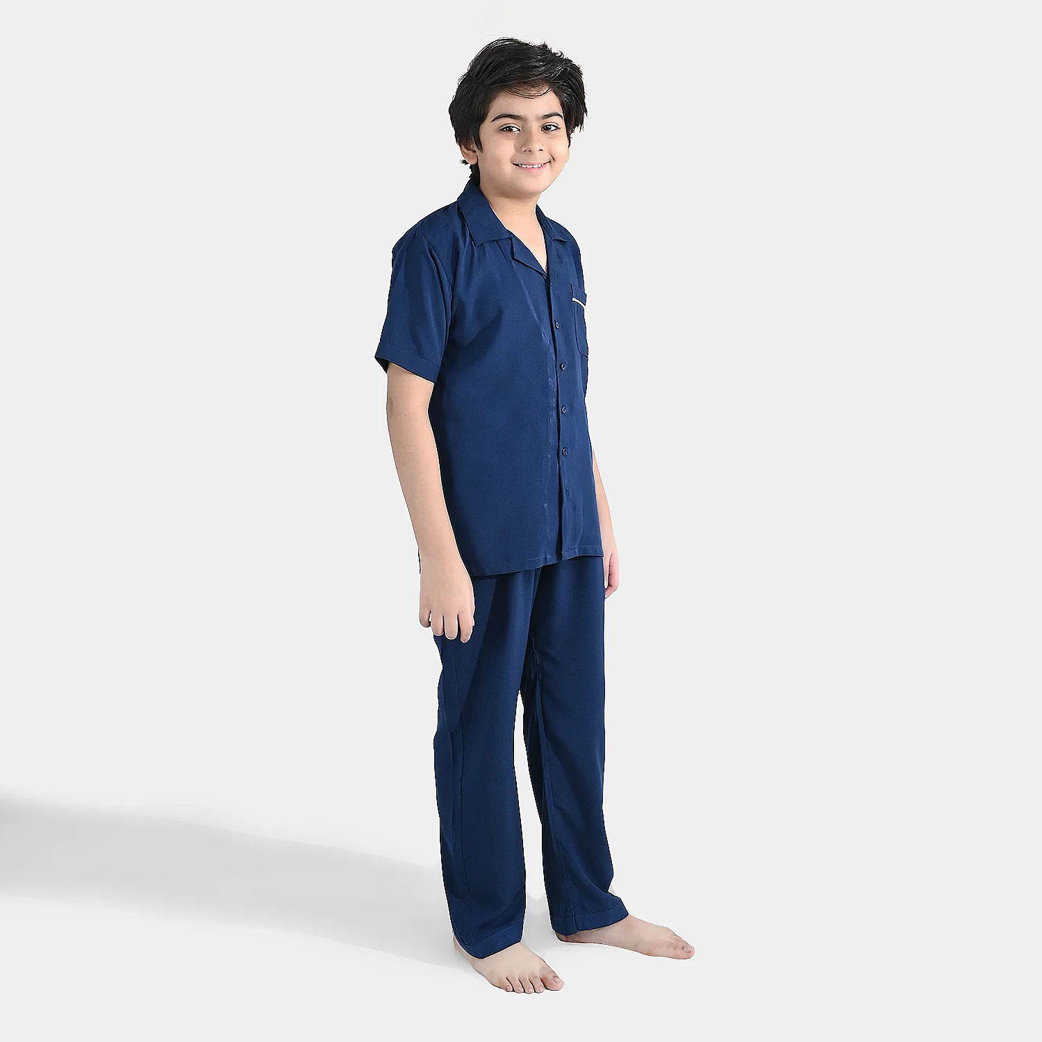 Boys Viscose Nightwear (Basic) - Blue - Image 2