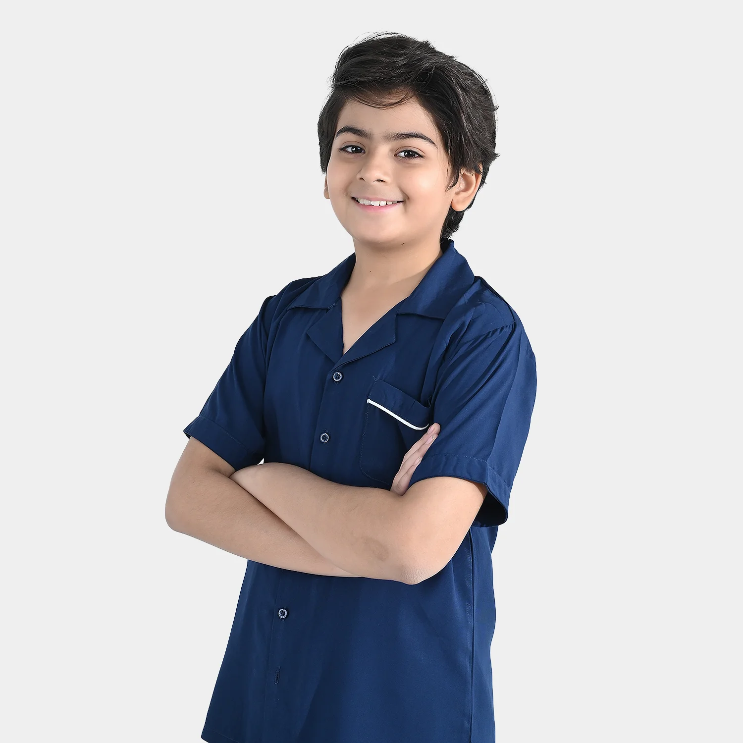 Boys Viscose Nightwear (Basic) - Blue - Image 4