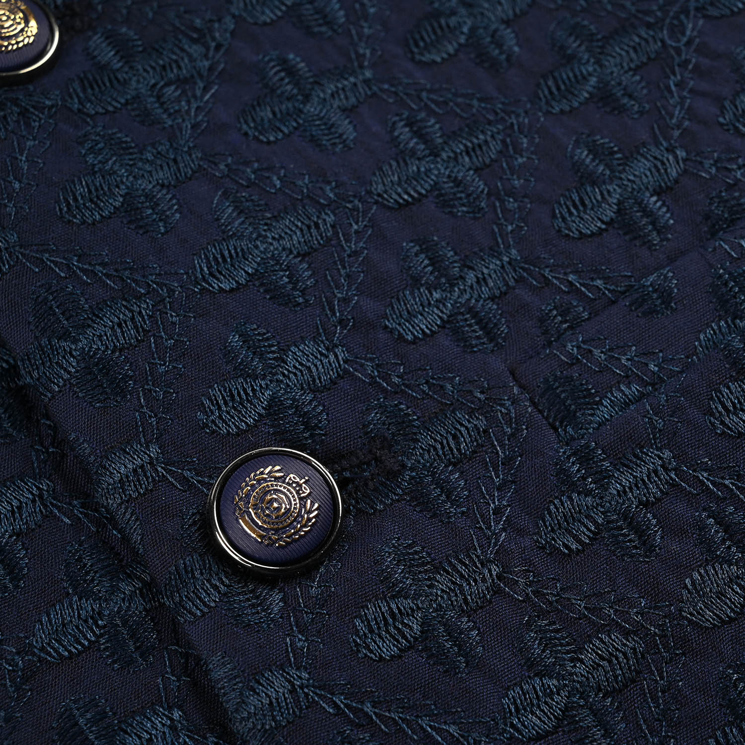 Boys Poly Viscose Waistcoat - Royal Blue - Image 3