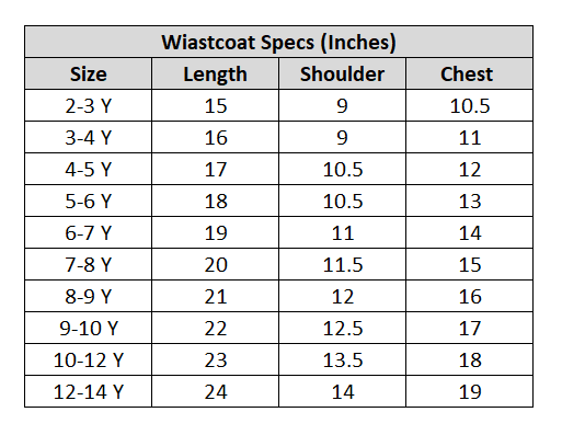 Boys Poly Viscose Waistcoat (Cloudy) - Blue - Image 7