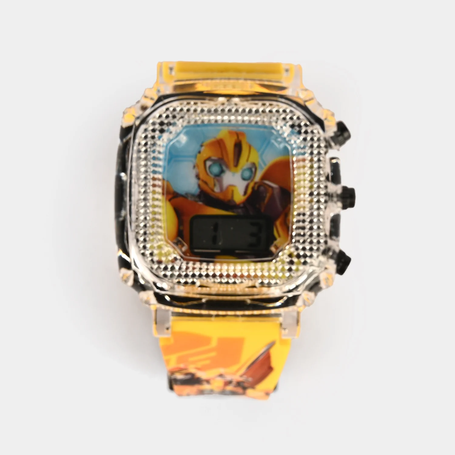 Boys Character Wristwatch Square Dial With Light & Sound - Image 3