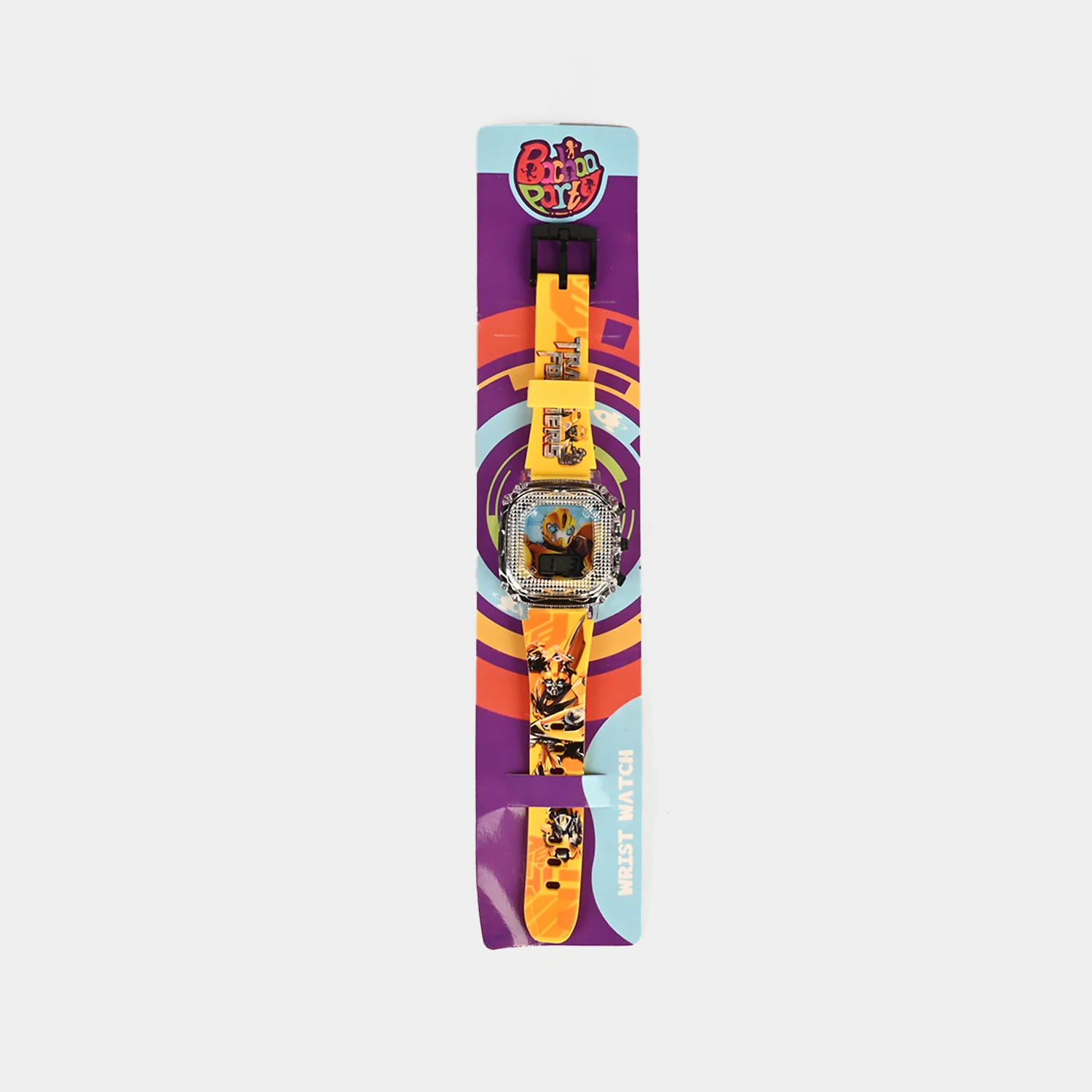 Boys Character Wristwatch Square Dial With Light & Sound - Image 4