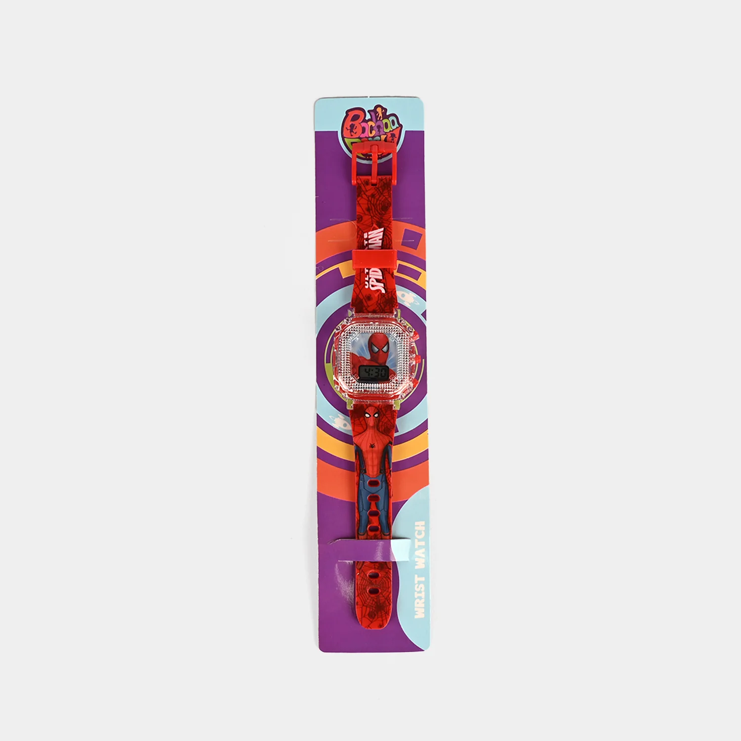 Boys Character Wristwatch Square Dial With Light & Sound - Image 4