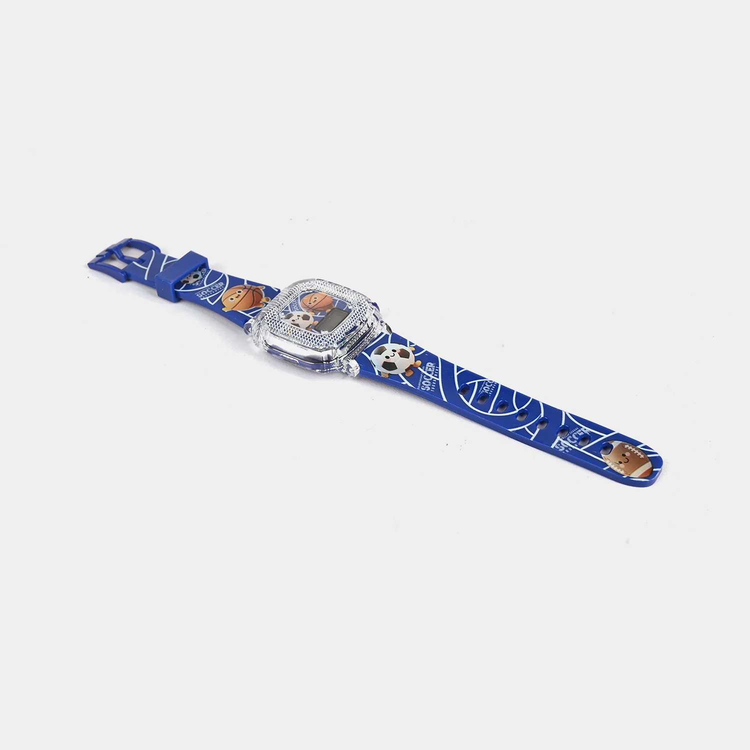 Boys Character Wristwatch Square Dial With Light & Sound