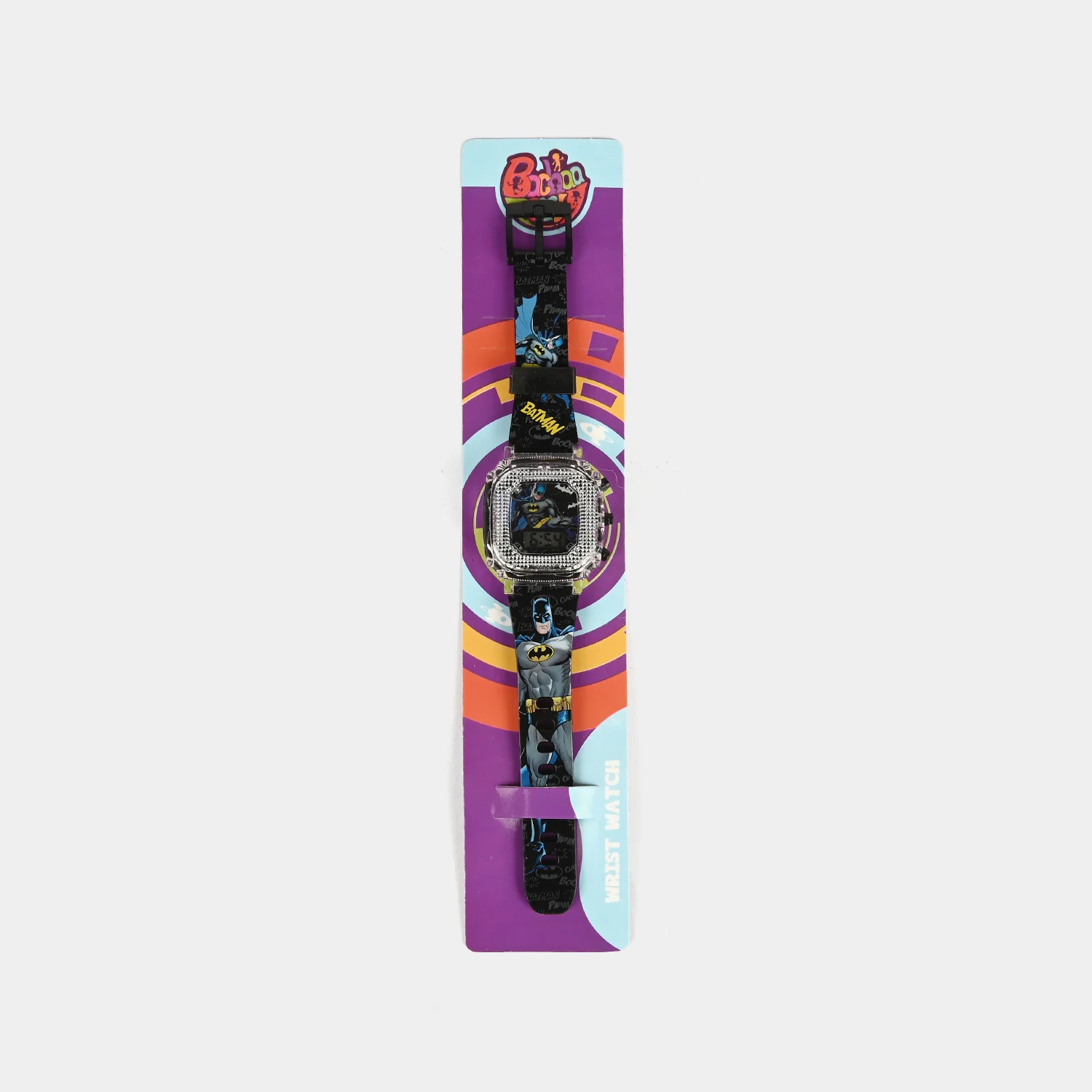 Boys Character Wristwatch Square Dial With Light & Sound - Image 4