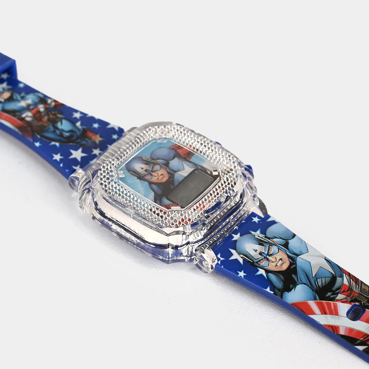 Boys Character Wristwatch Square Dial With Light & Sound - Image 2
