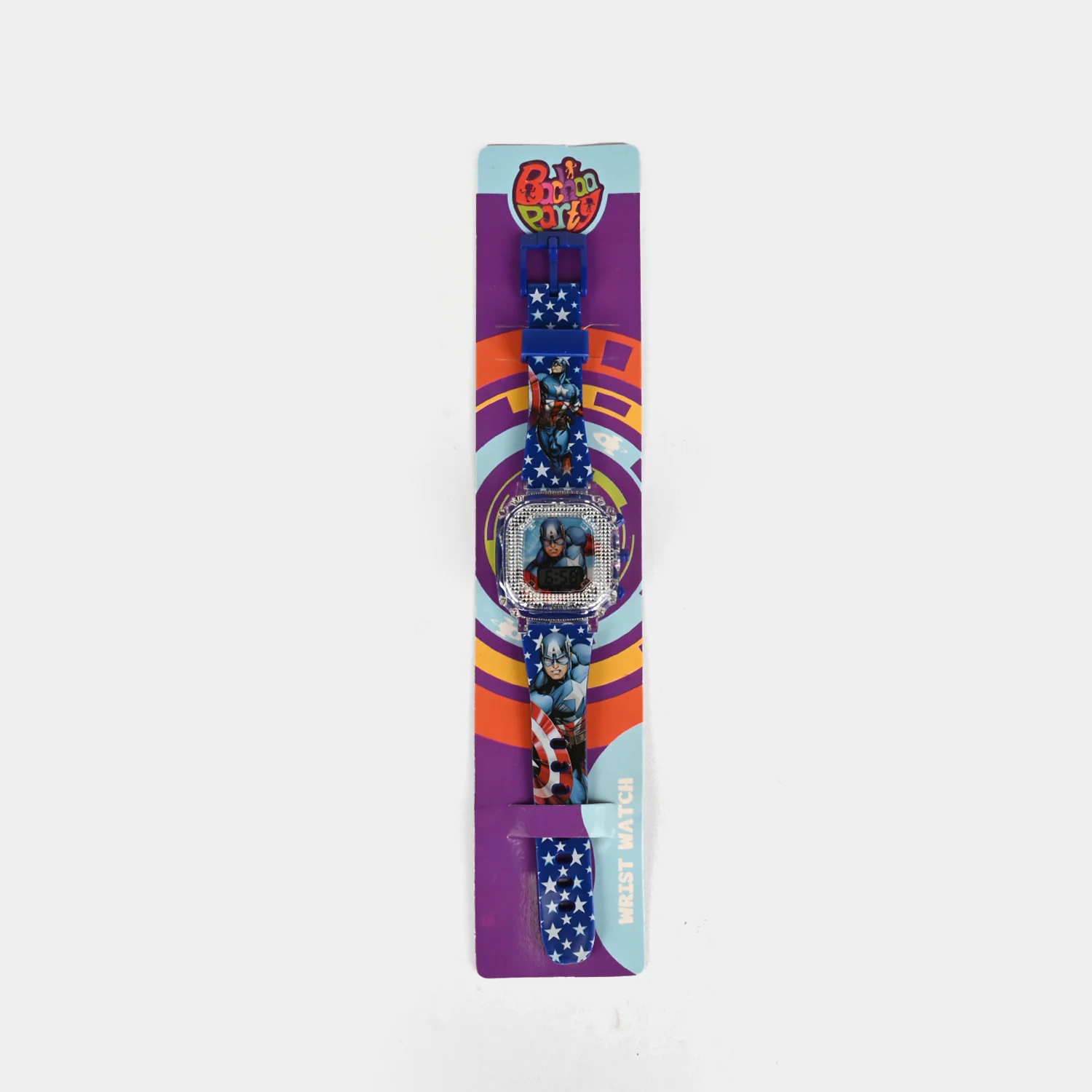 Boys Character Wristwatch Square Dial With Light & Sound - Image 4