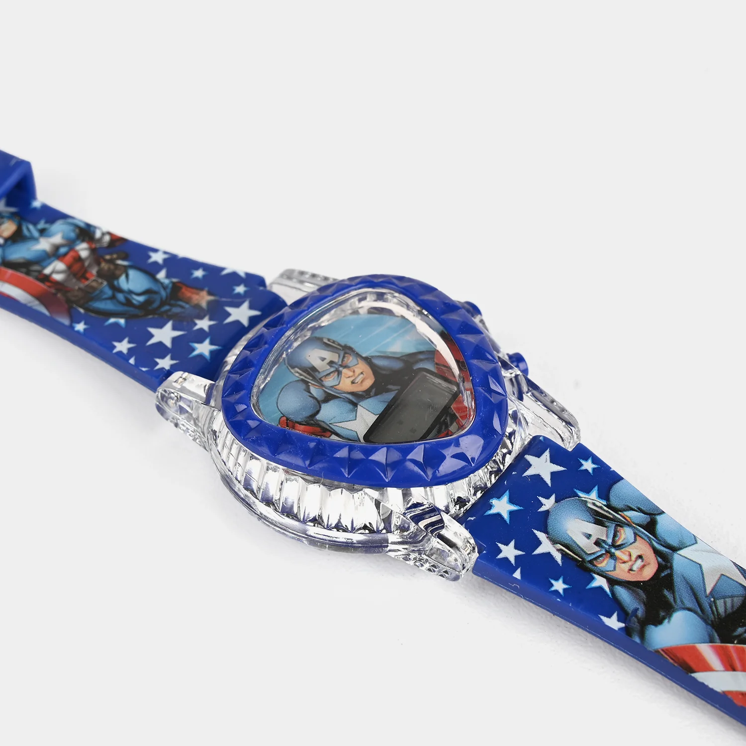 Kids Triangle Dial Wrist Watch with Light & Sound - Image 2
