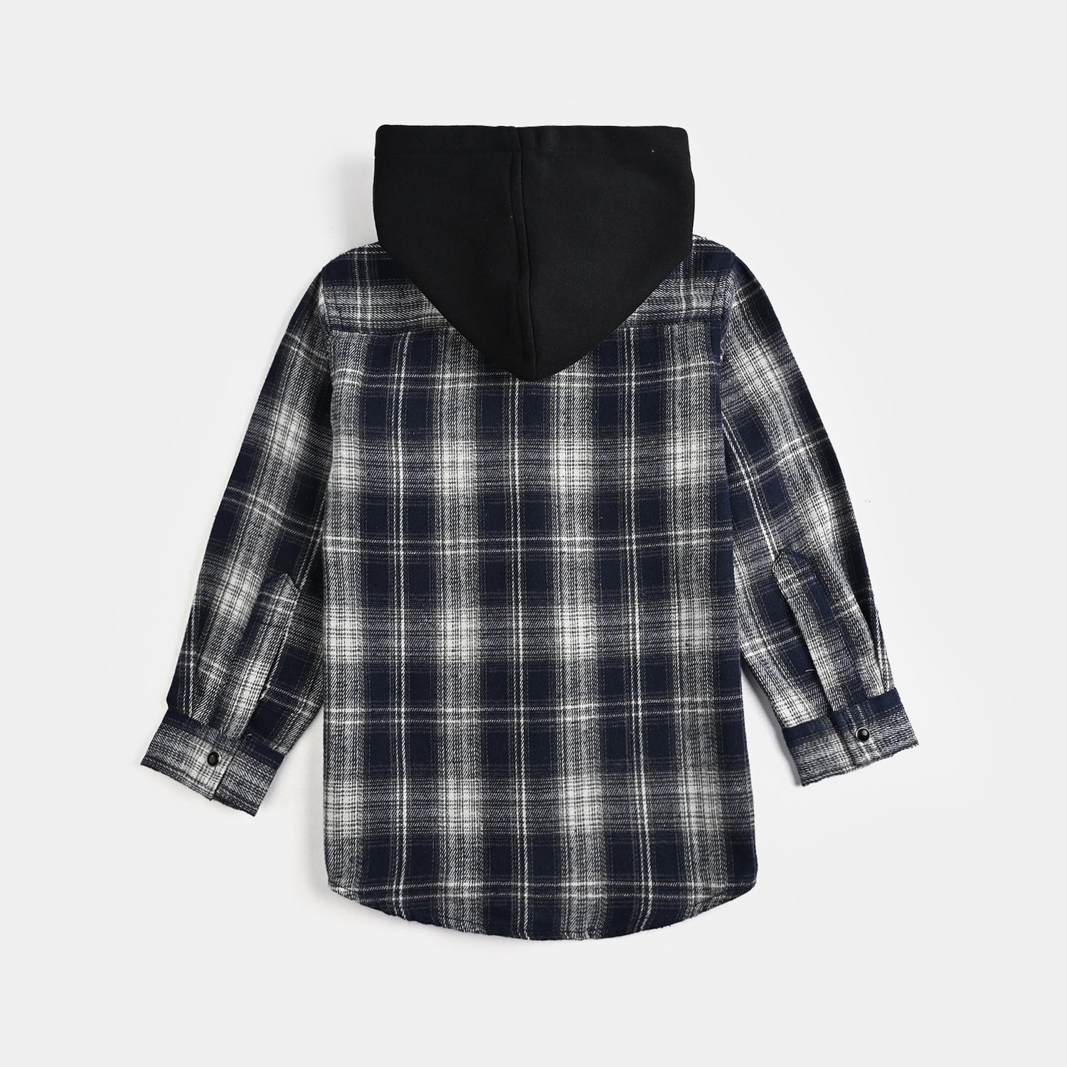 Boys Yarn Dyed Shirt (Amazing Day) - Black Check - Image 4