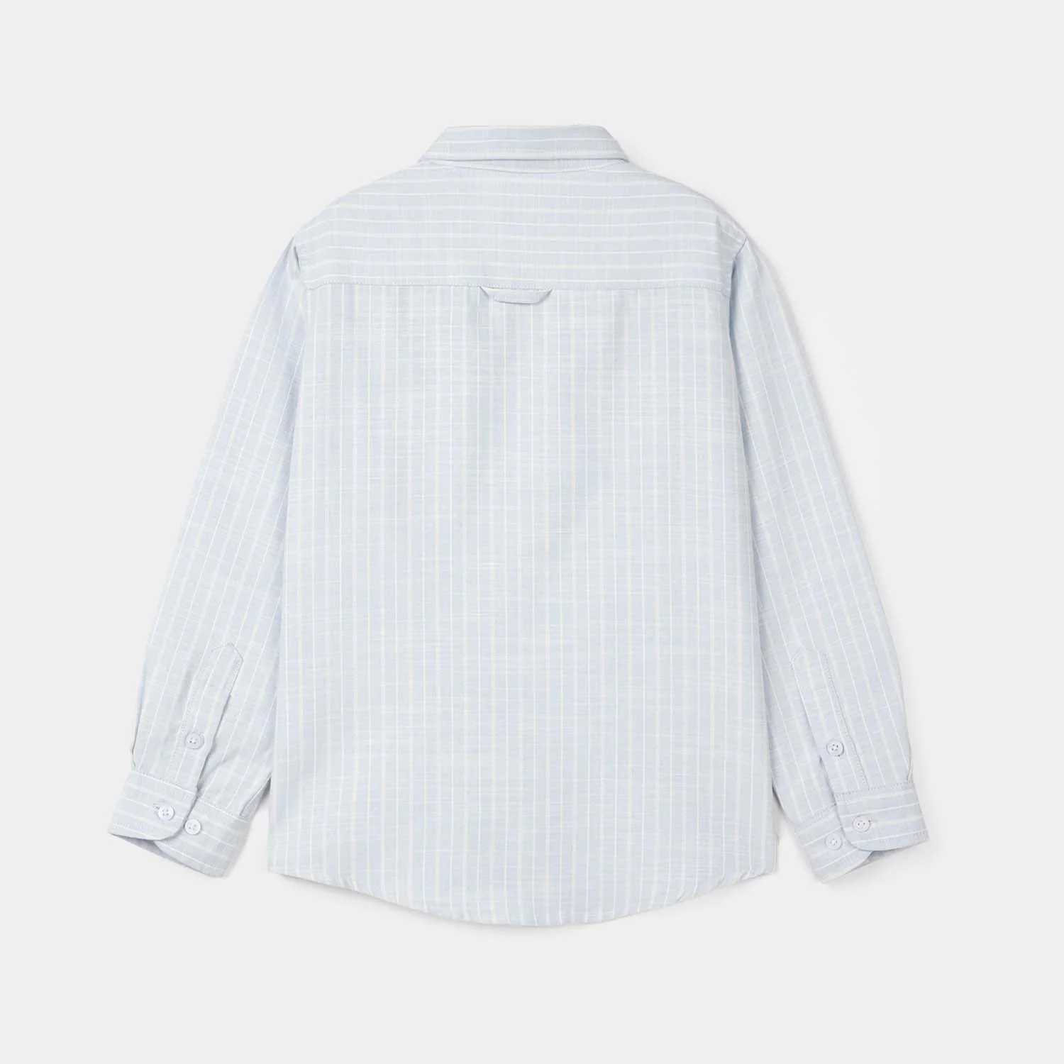 Boys Yarn Dyed Shirt (Boat) - Blue - Image 3