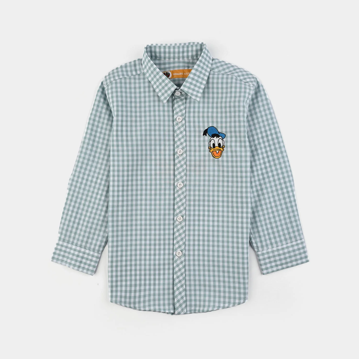 Boys Yarn Dyed Shirt-Light Blue Check
