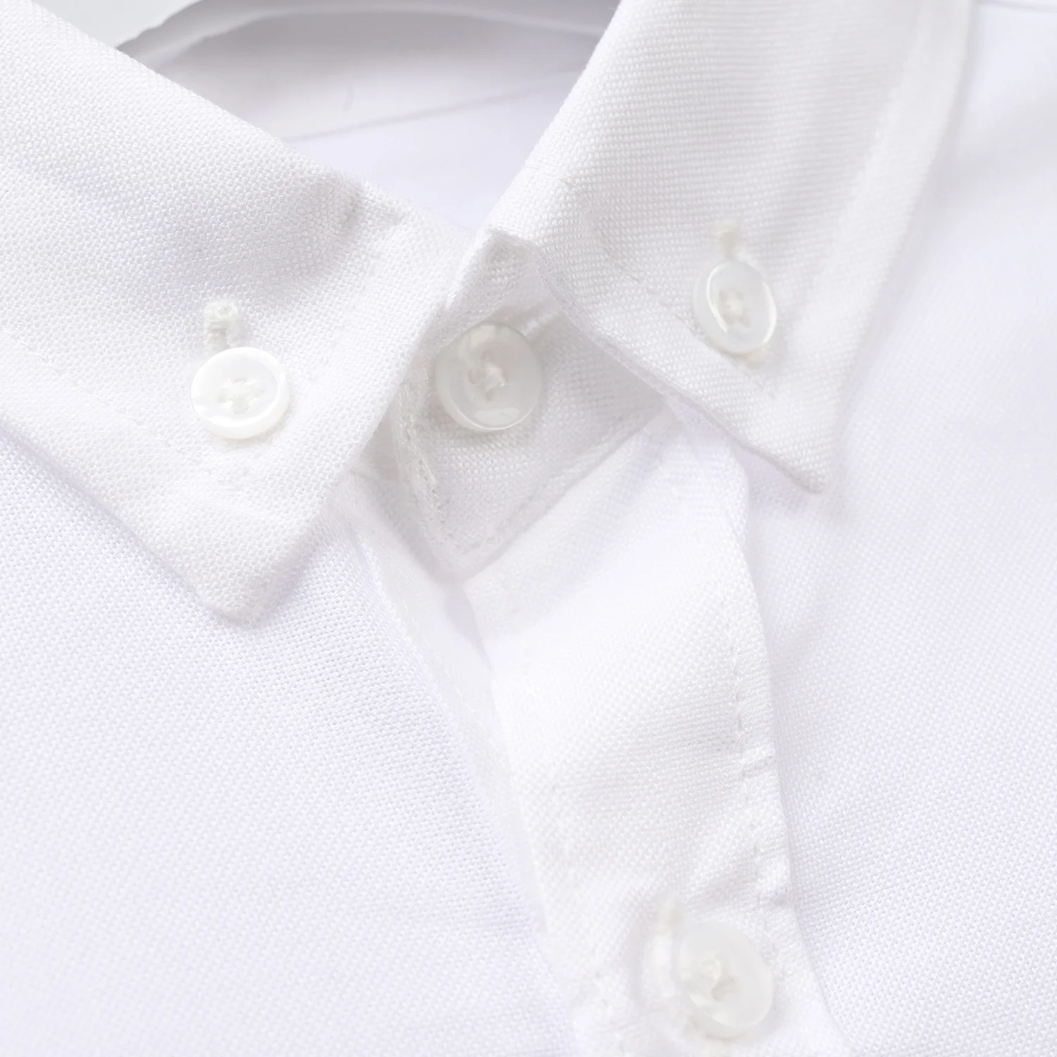 Boys Yarn Dyed Shirt - White - Image 3