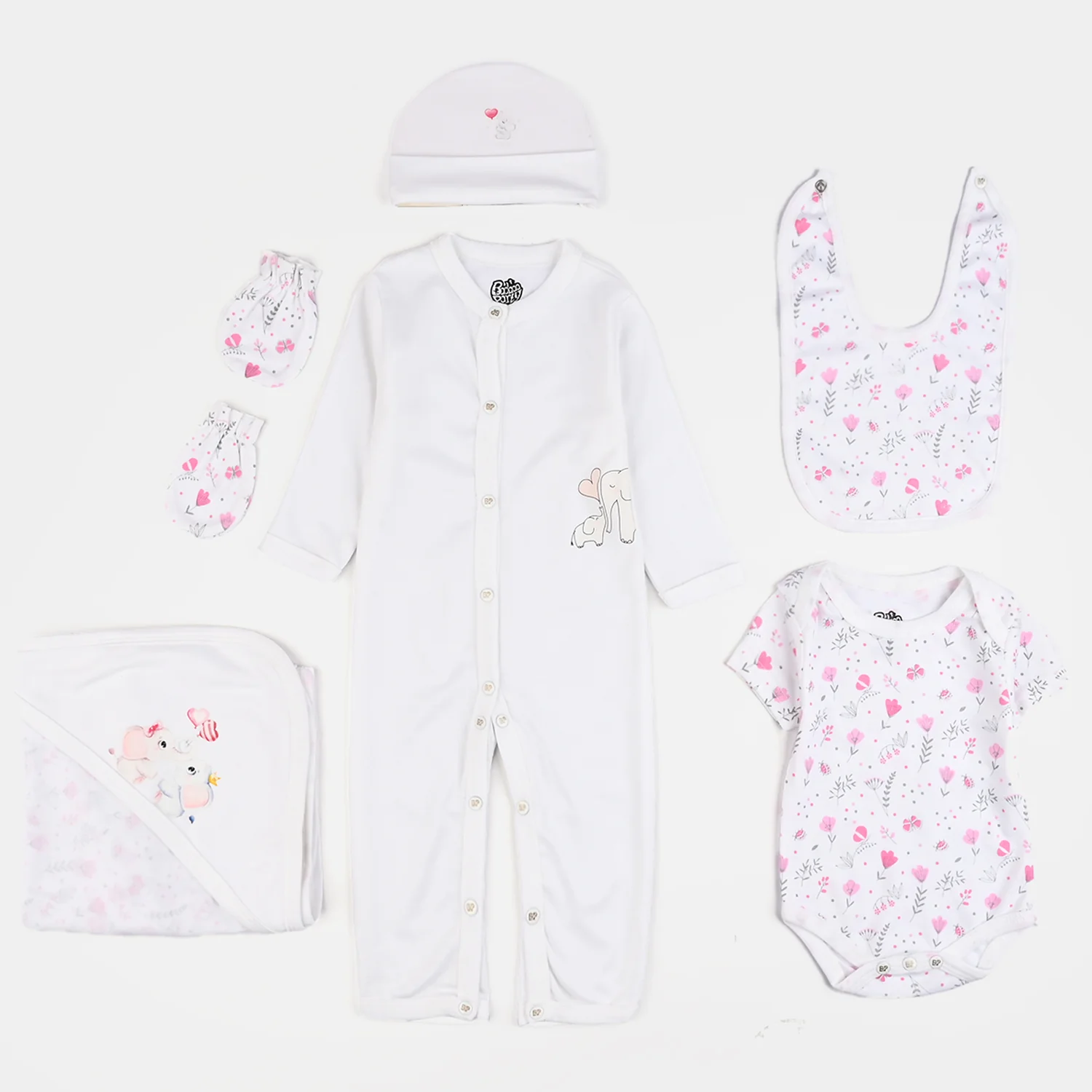 Baby Starter Set Pack Of 6PCs | 0-3M