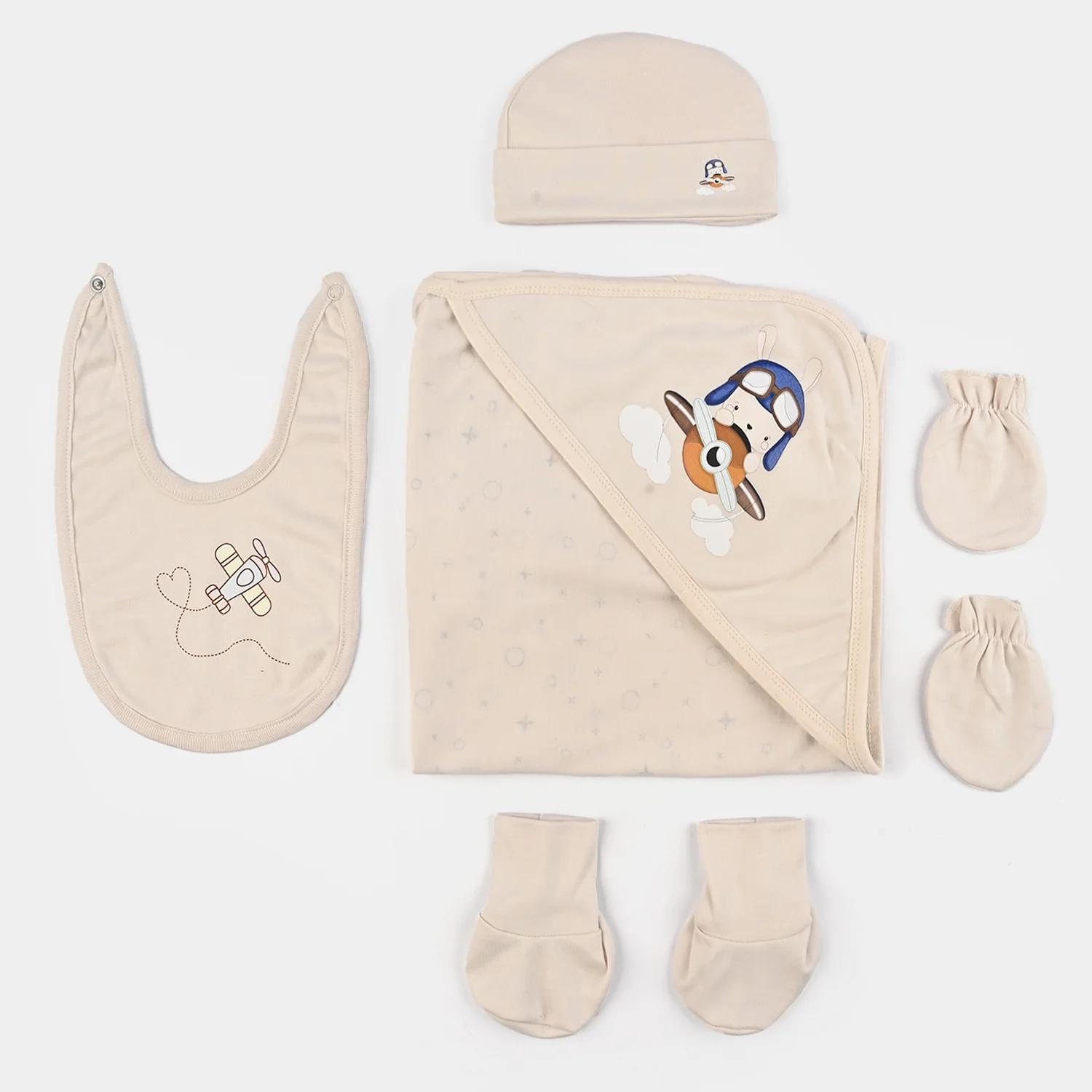 Infant Baby Starter Set Pack of 8 PCs - 0-3M - Image 3
