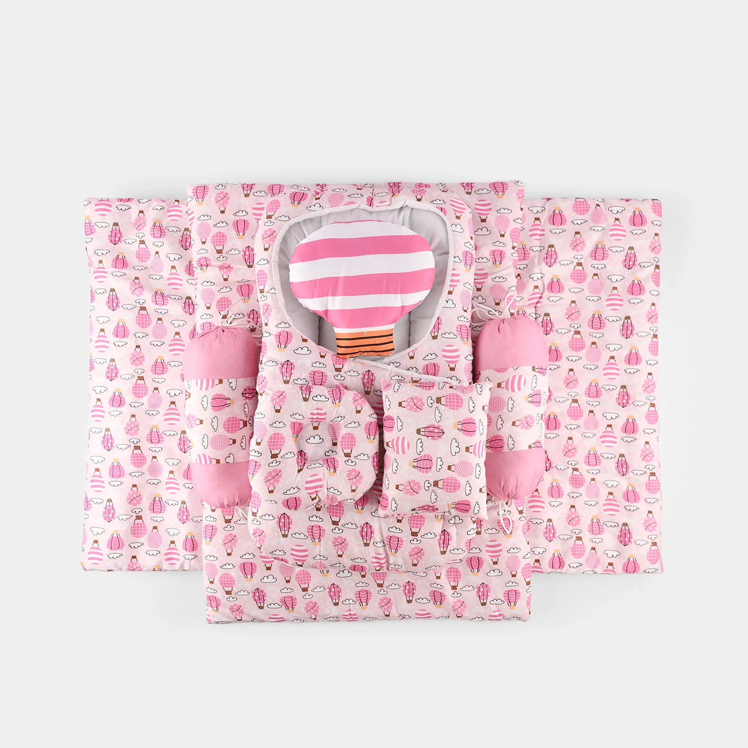 Infant Bedding Set 8PCs - Pink