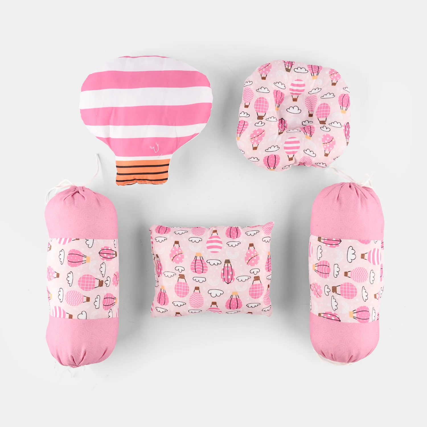 Infant Bedding Set 8PCs - Pink - Image 4