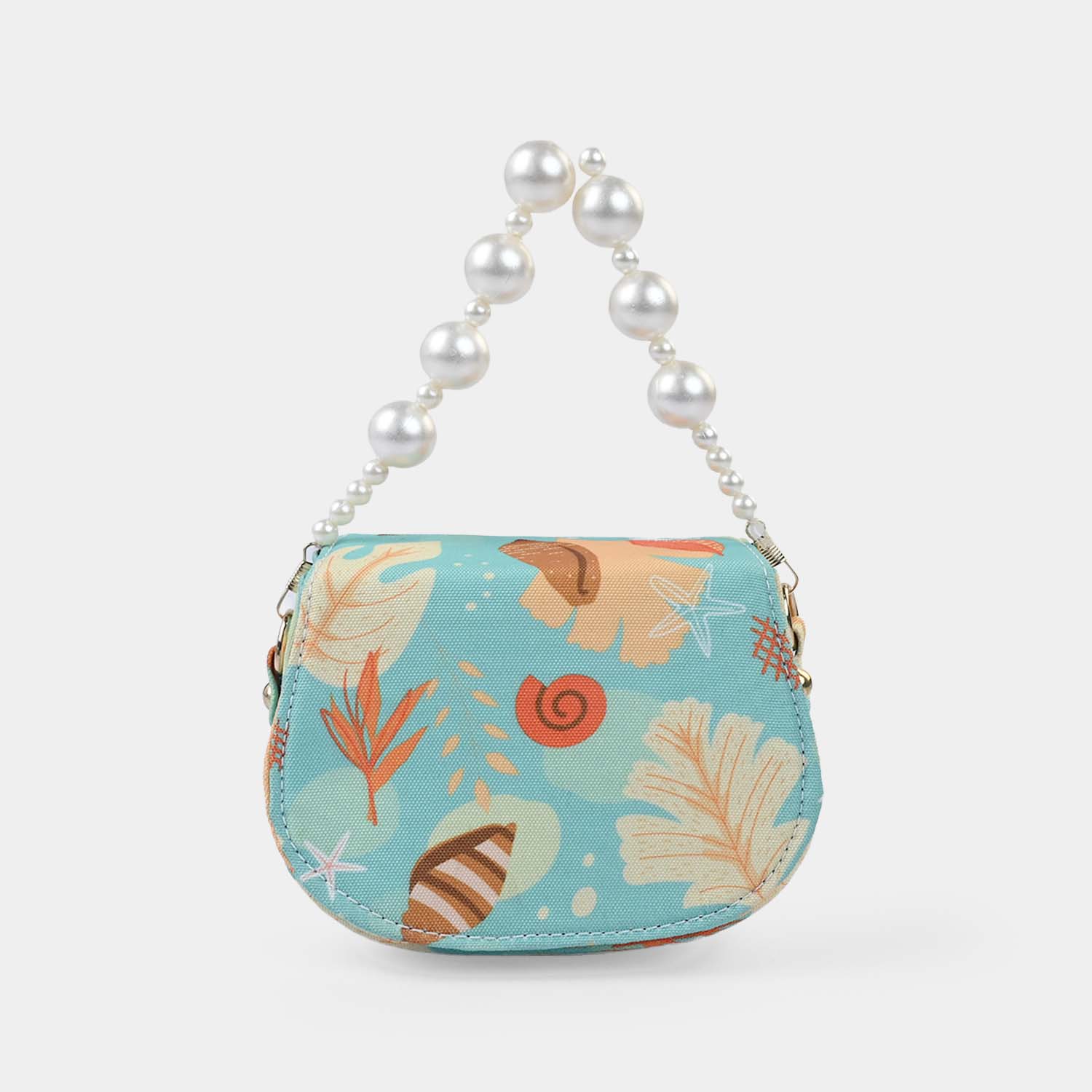 Kid's Fashion Hand Bag | Aqua Sea Life - Image 2
