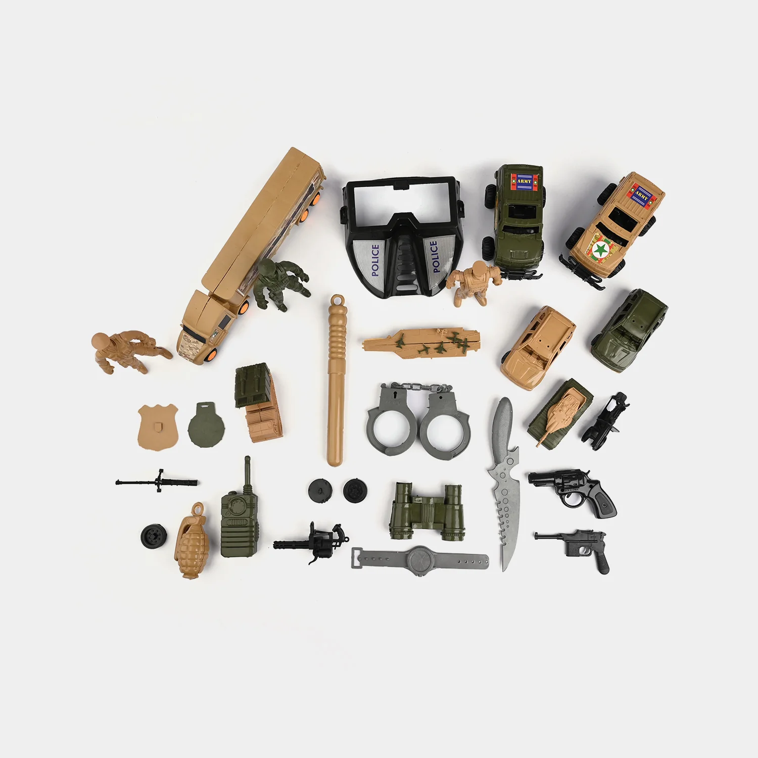 Military-Themed Large Toy Play Set for Kids - Image 7