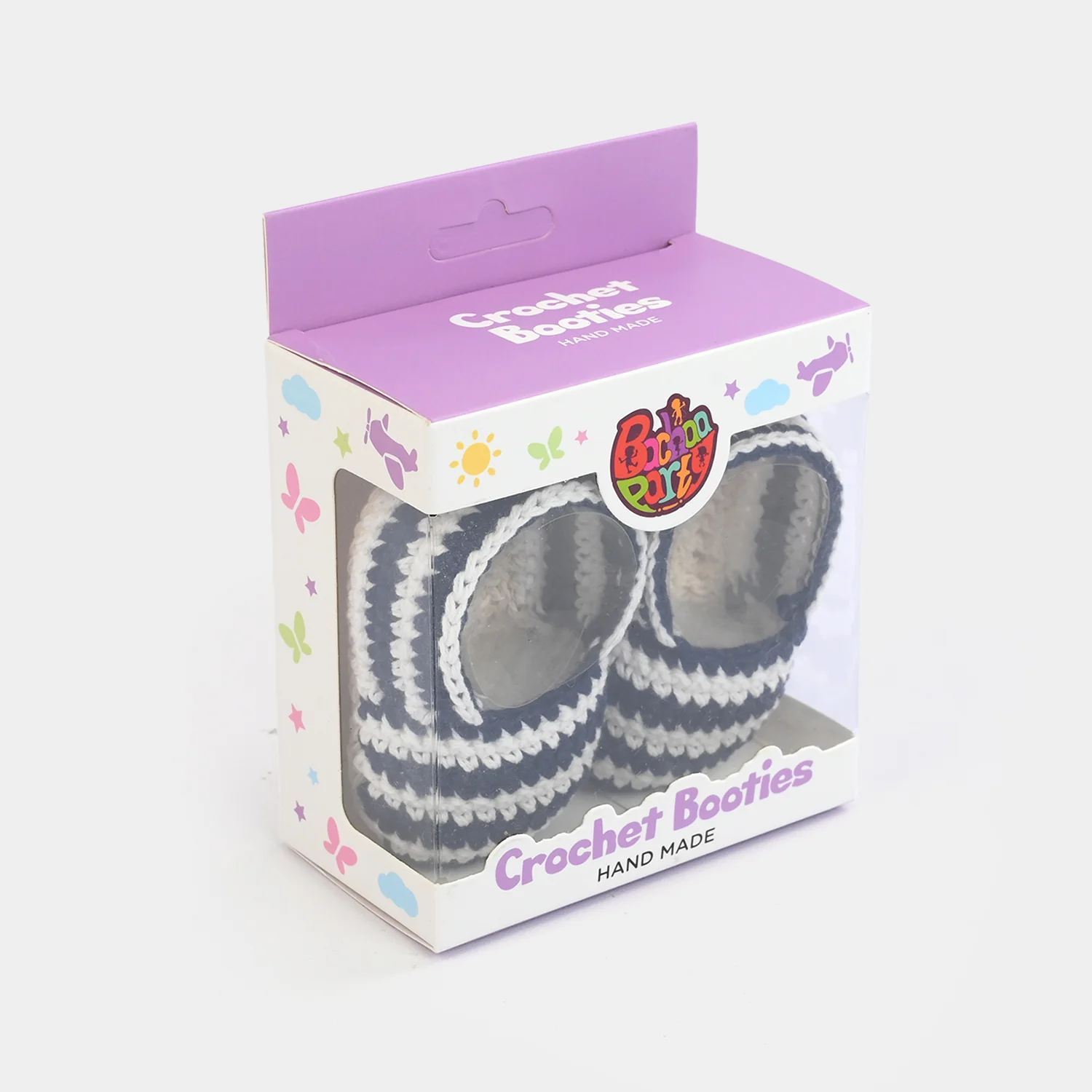 Hand-Made Crochet Baby Booties - Image 3
