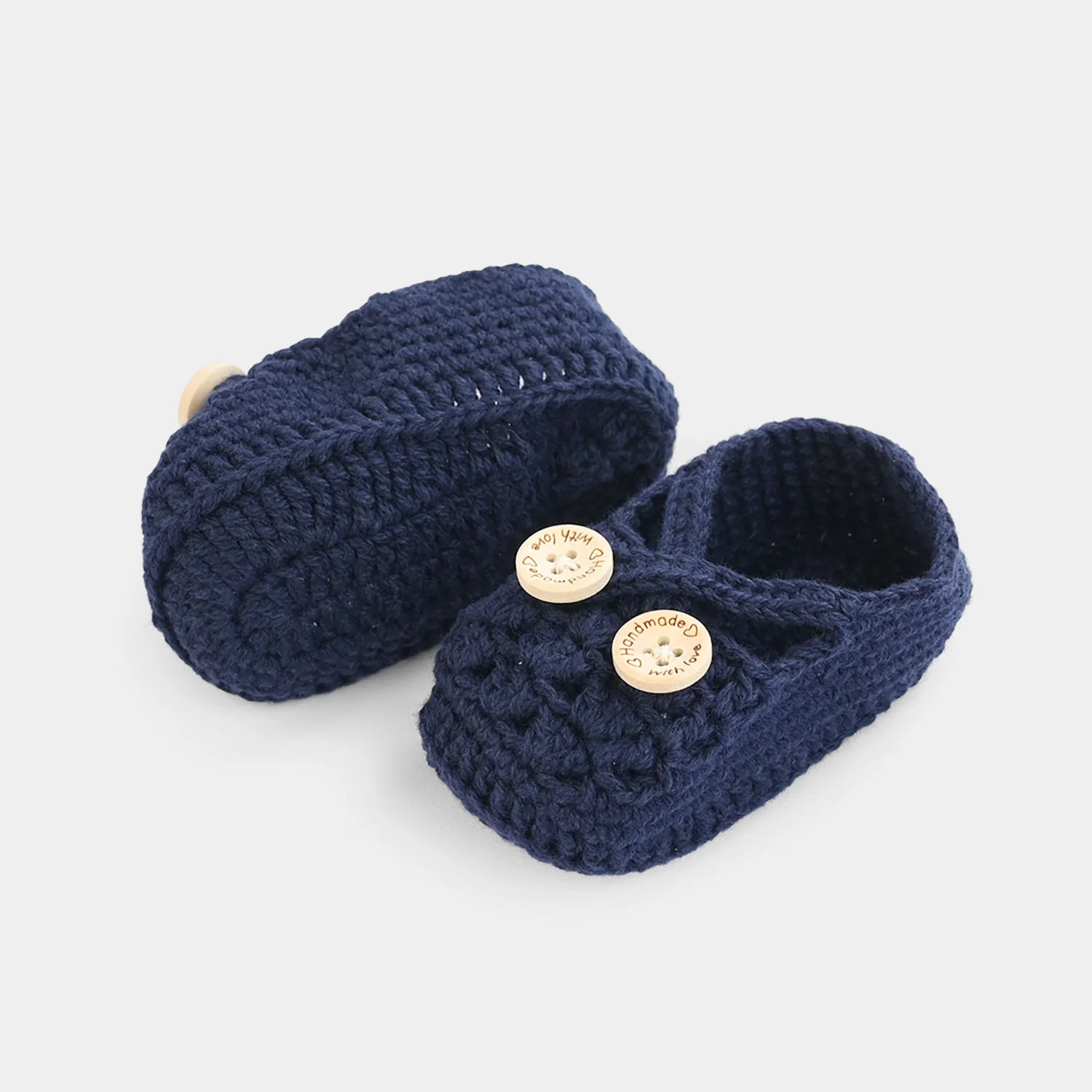 Hand-Made Crochet Baby Booties - Image 2