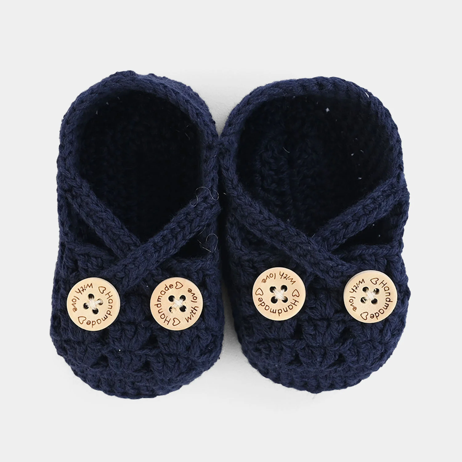 Hand-Made Crochet Baby Booties - Image 4