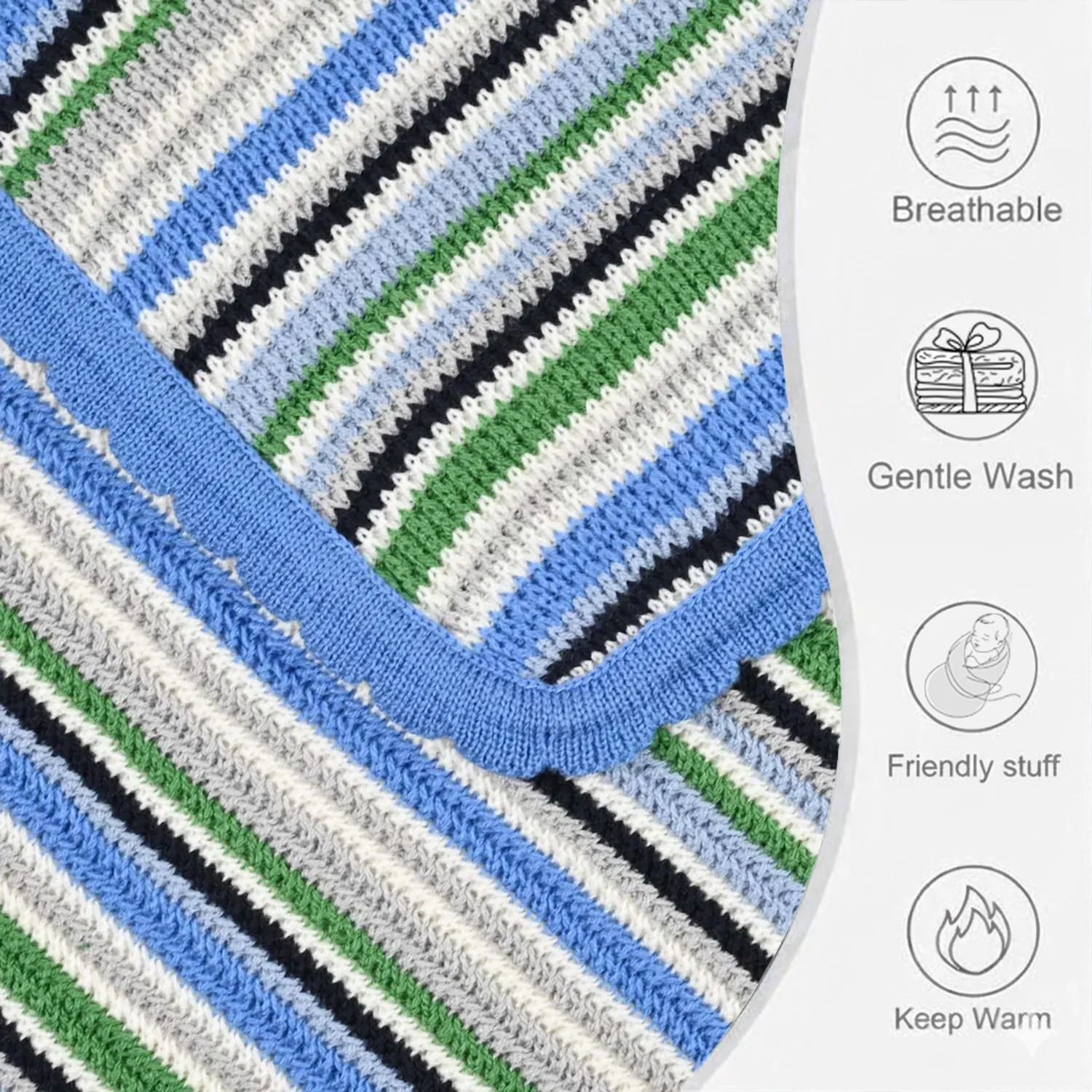 Baby Soft And Cozy Knitted Blanket - Image 2