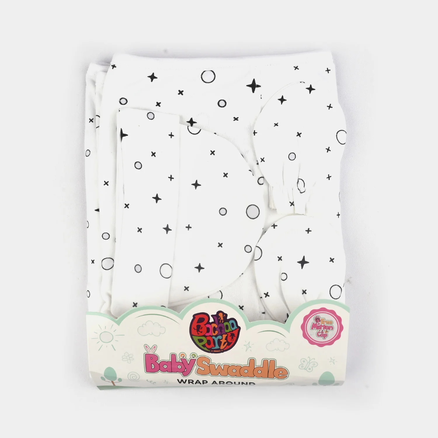 Infant Big Swaddle with Cap & Mittens - Image 3