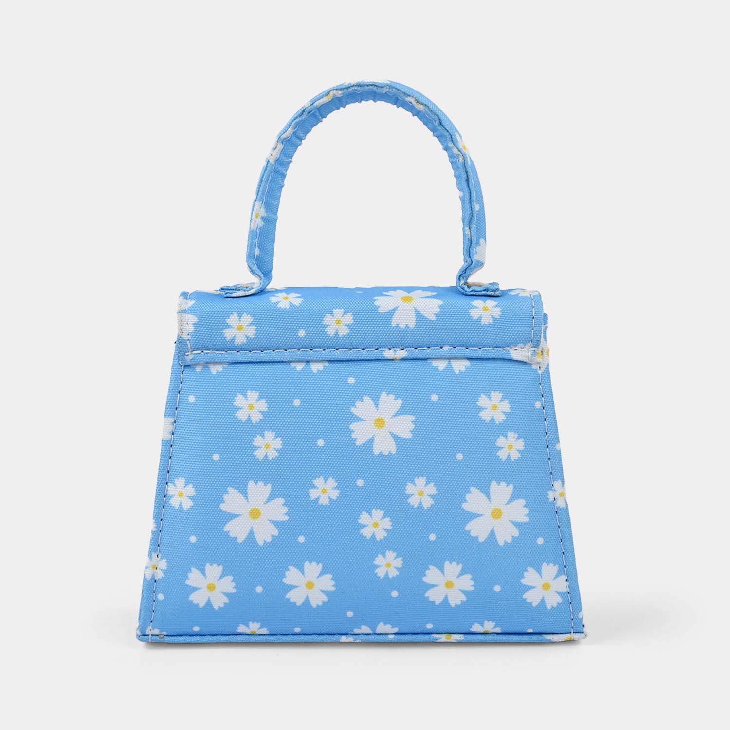 Kid's Fashion Hand Bag | Blue Daisy Floral - Image 4