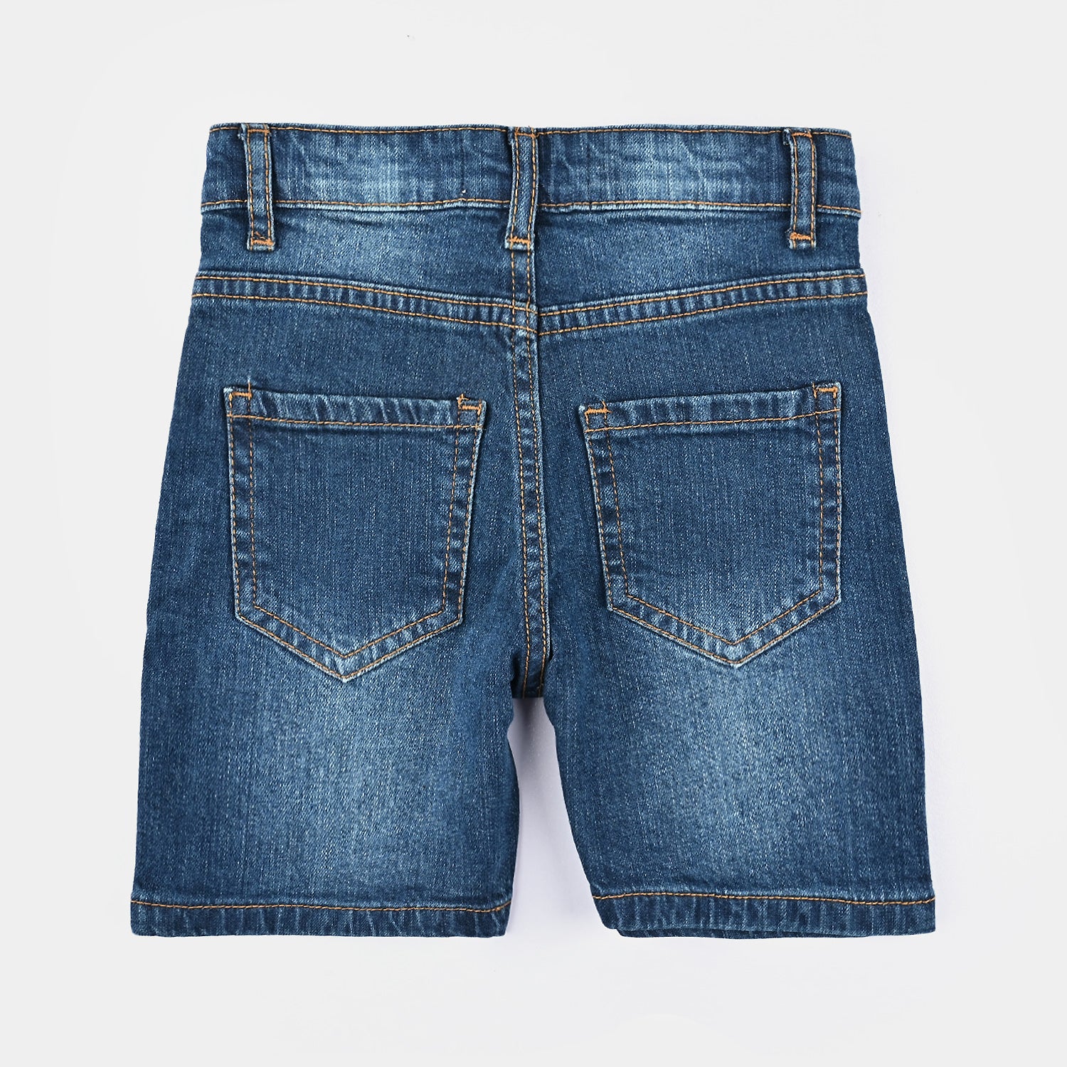 Boys Basic Denim Short-Dk.Blue - Image 3