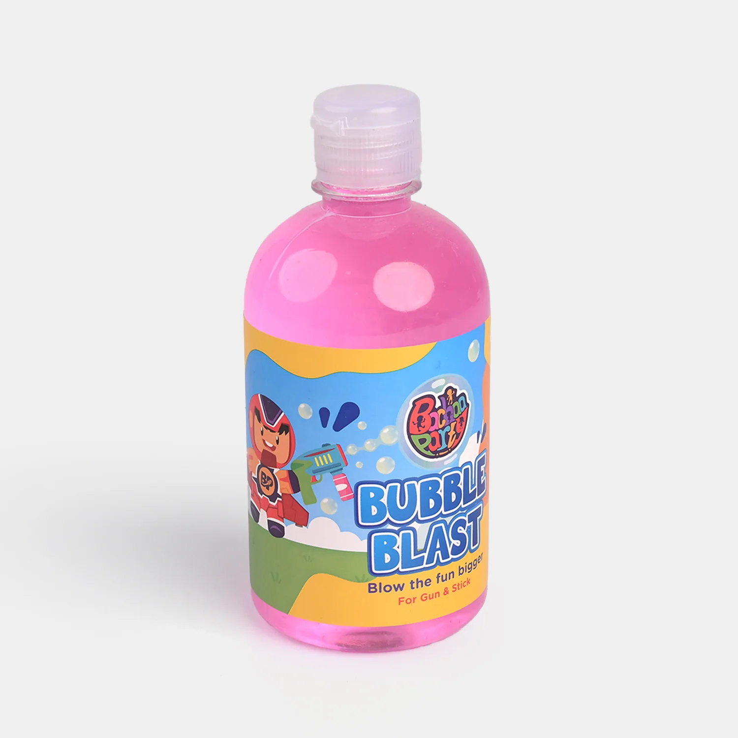 Bubble Liquid Bottle 500ml Pink