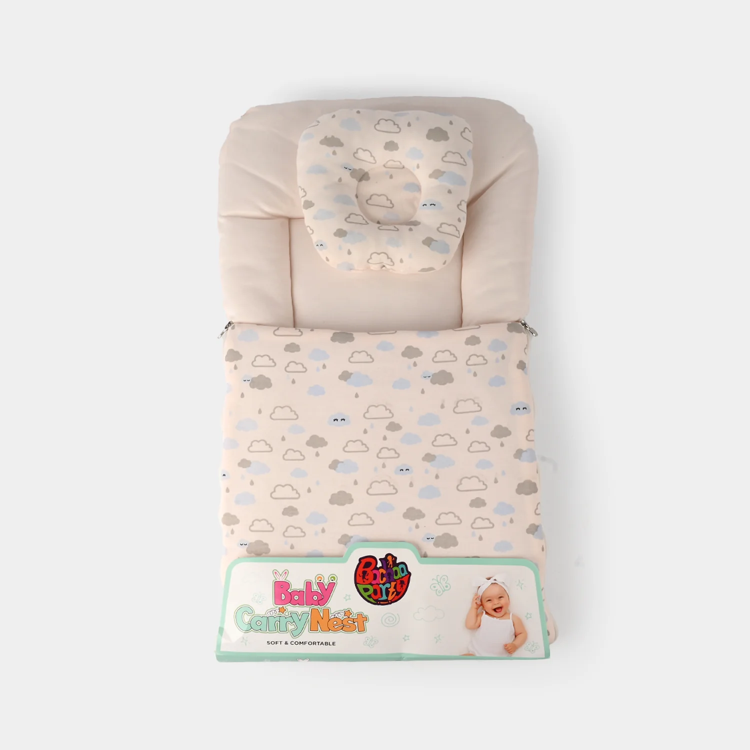 Soft & Cozy Baby Carry Nest with Pillow