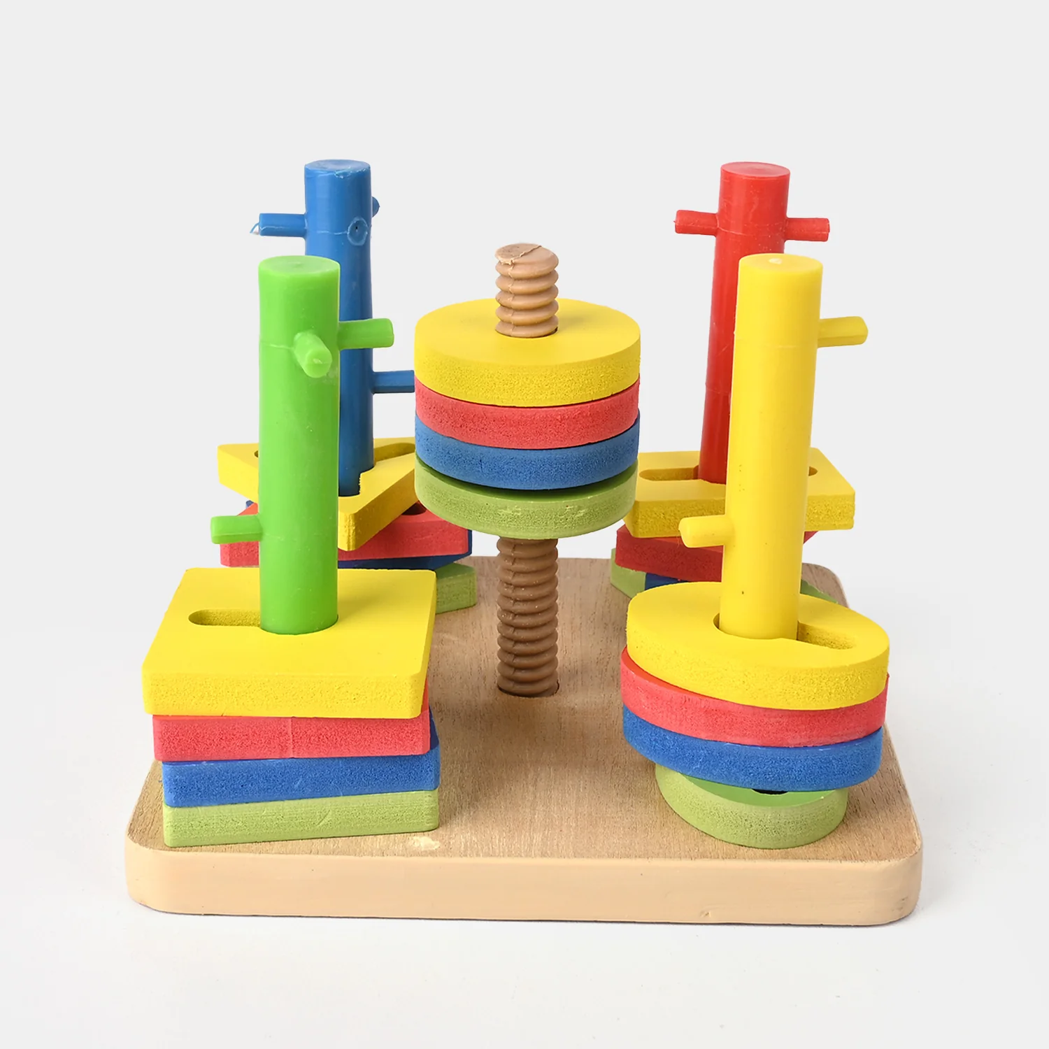 Five Sets of Column Blocks – Educational Wooden Shape - Image 4
