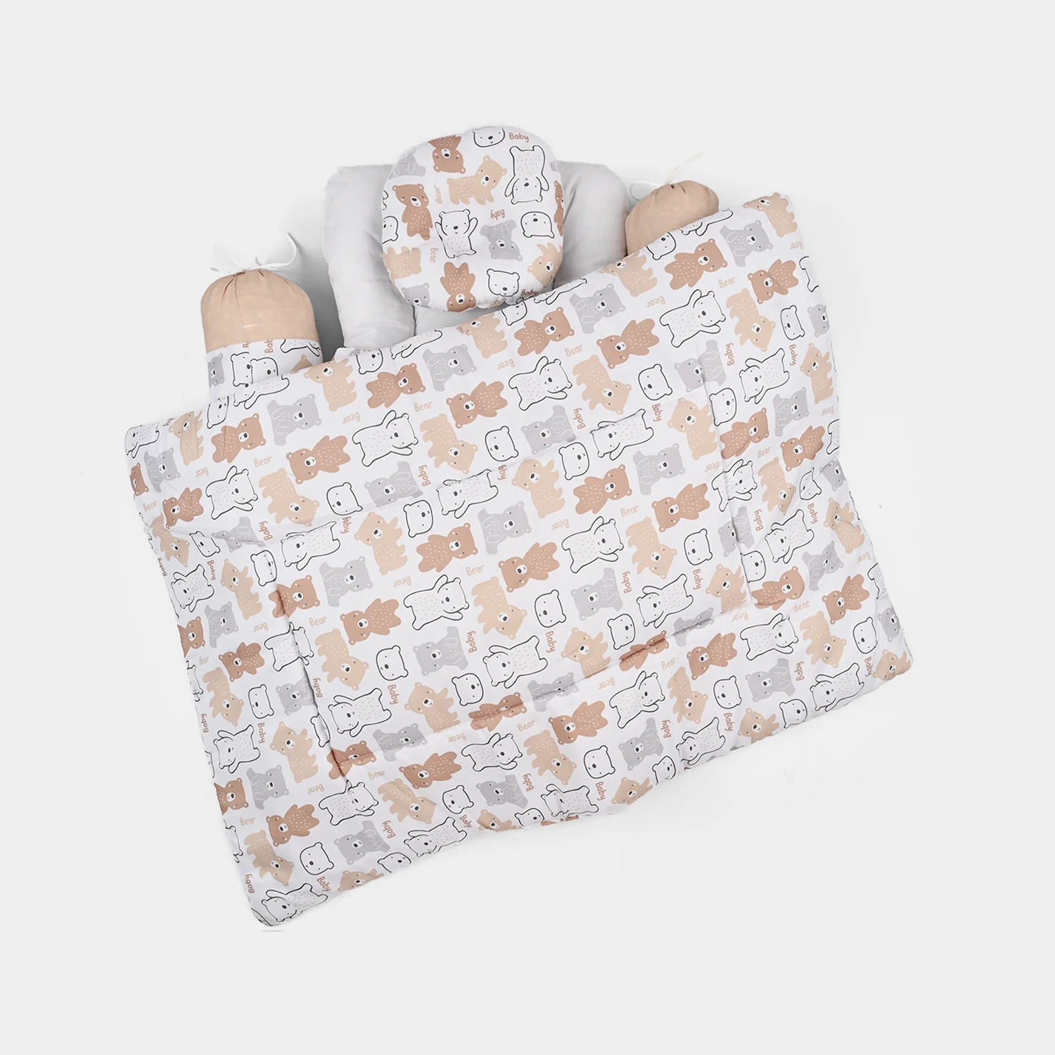 Infant Bedding Set 8PCs - White - Image 2