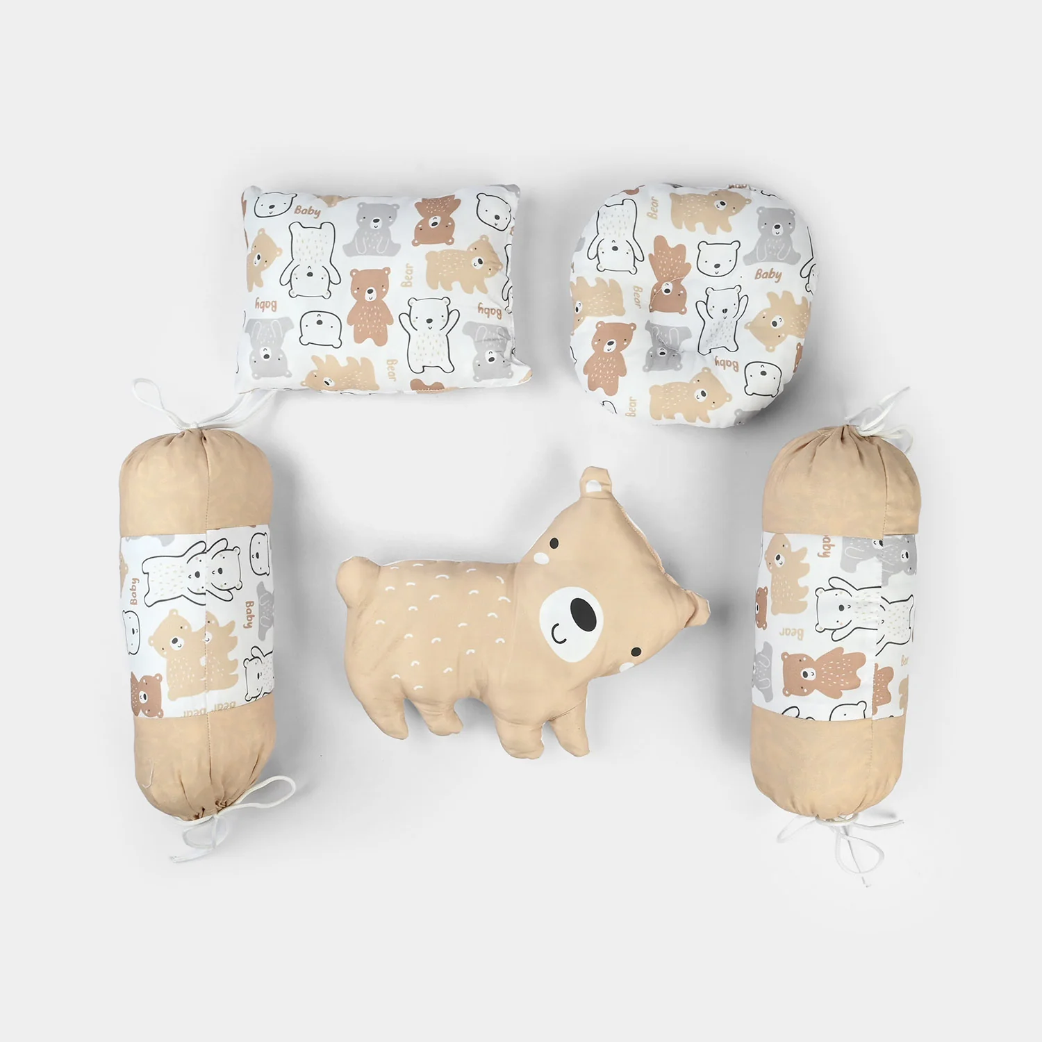 Infant Bedding Set 8PCs - White - Image 4
