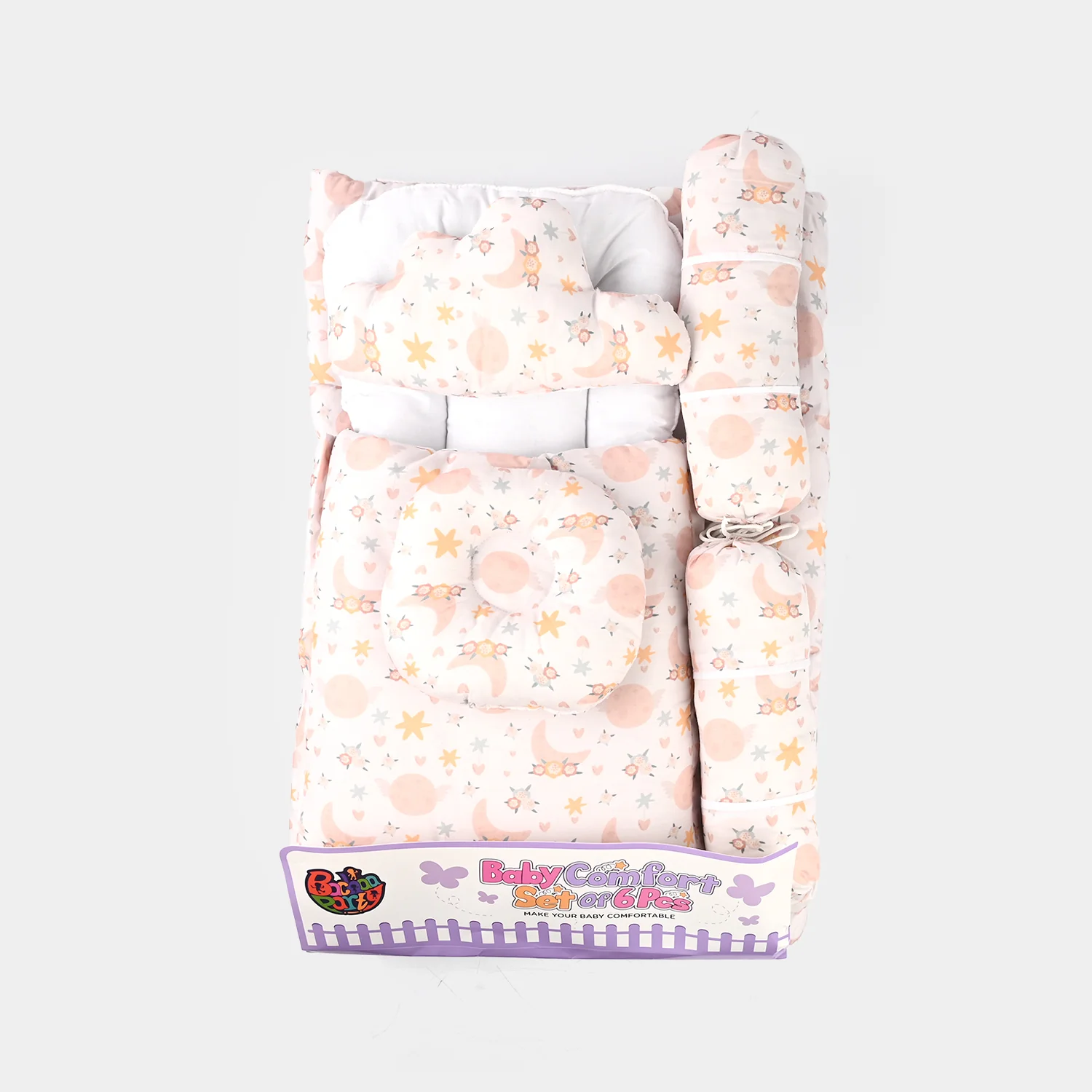 Baby Care Carry Nest 6 Pcs Set - Florals - Image 3