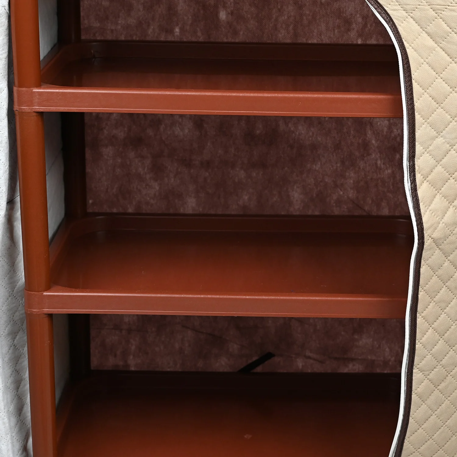 Folding Cottage Wardrobe | Biege - Image 2