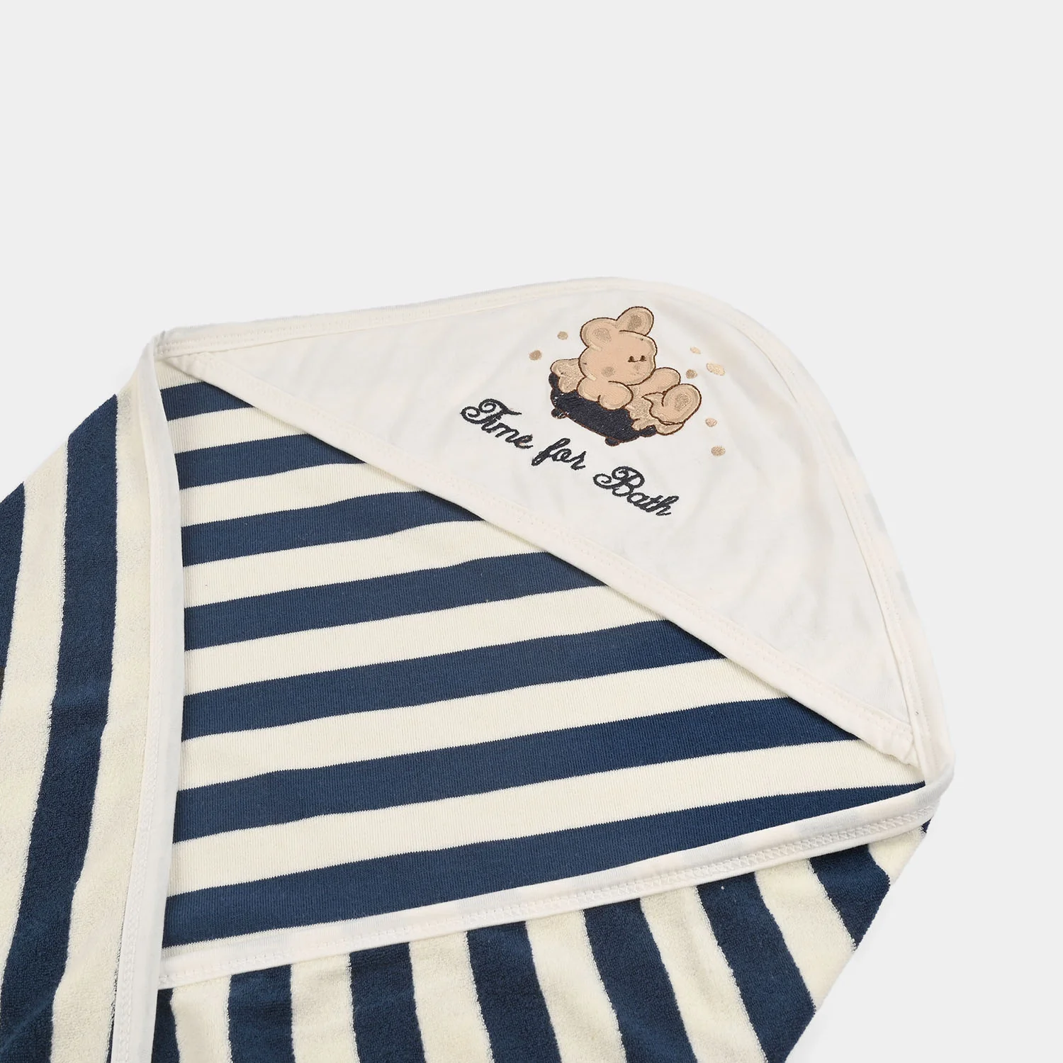 BP Hooded Bath Towel - Dark Blue - Image 2