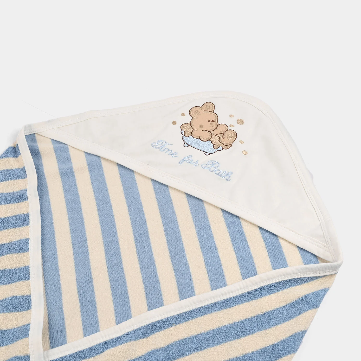 BP Hooded Bath Towel - Light Blue - Image 2