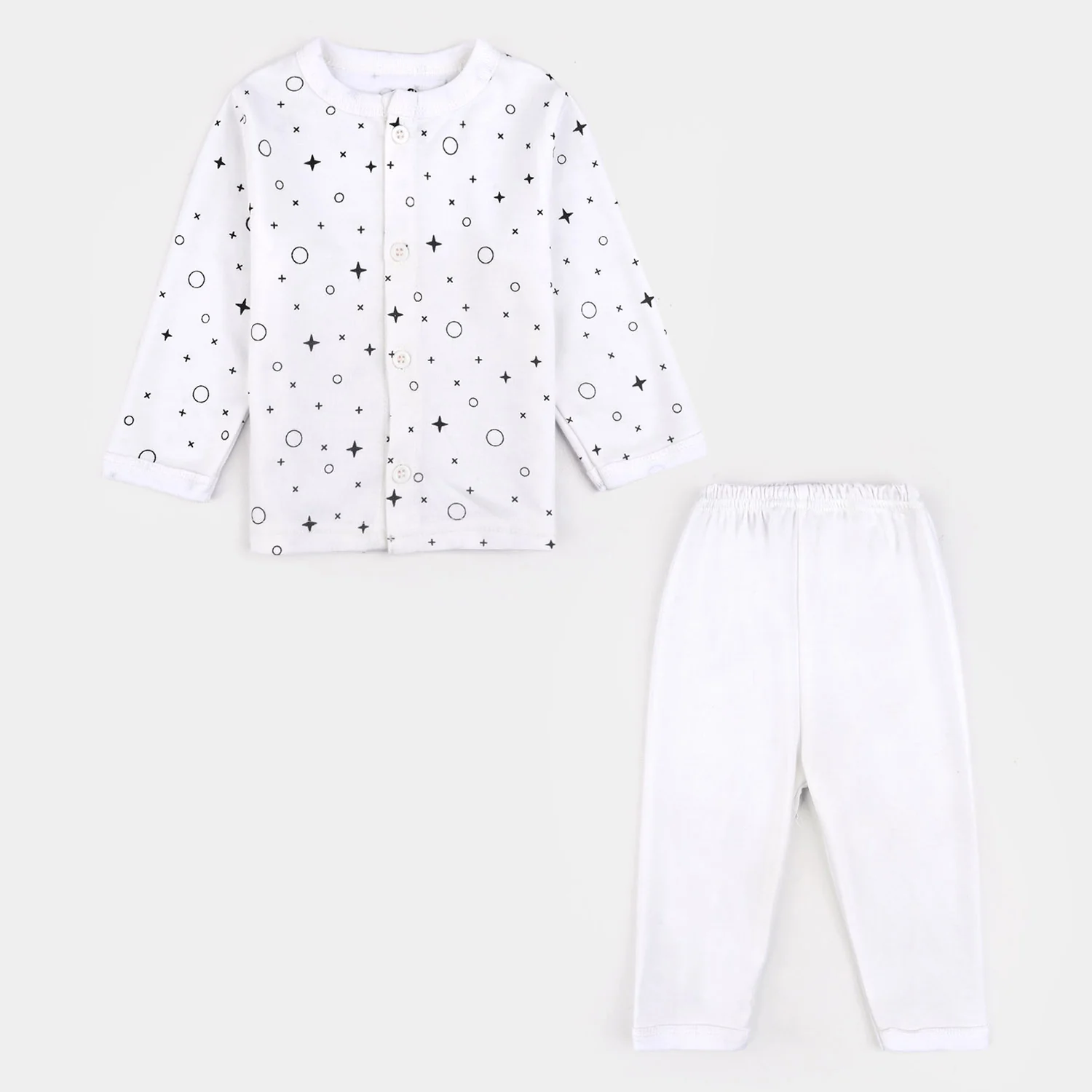 Infant Unisex Cotton Jabla Pajama Suit