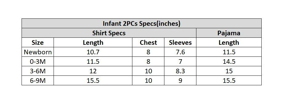 Infant Unisex Cotton Jabla Pajama Suit - Image 5