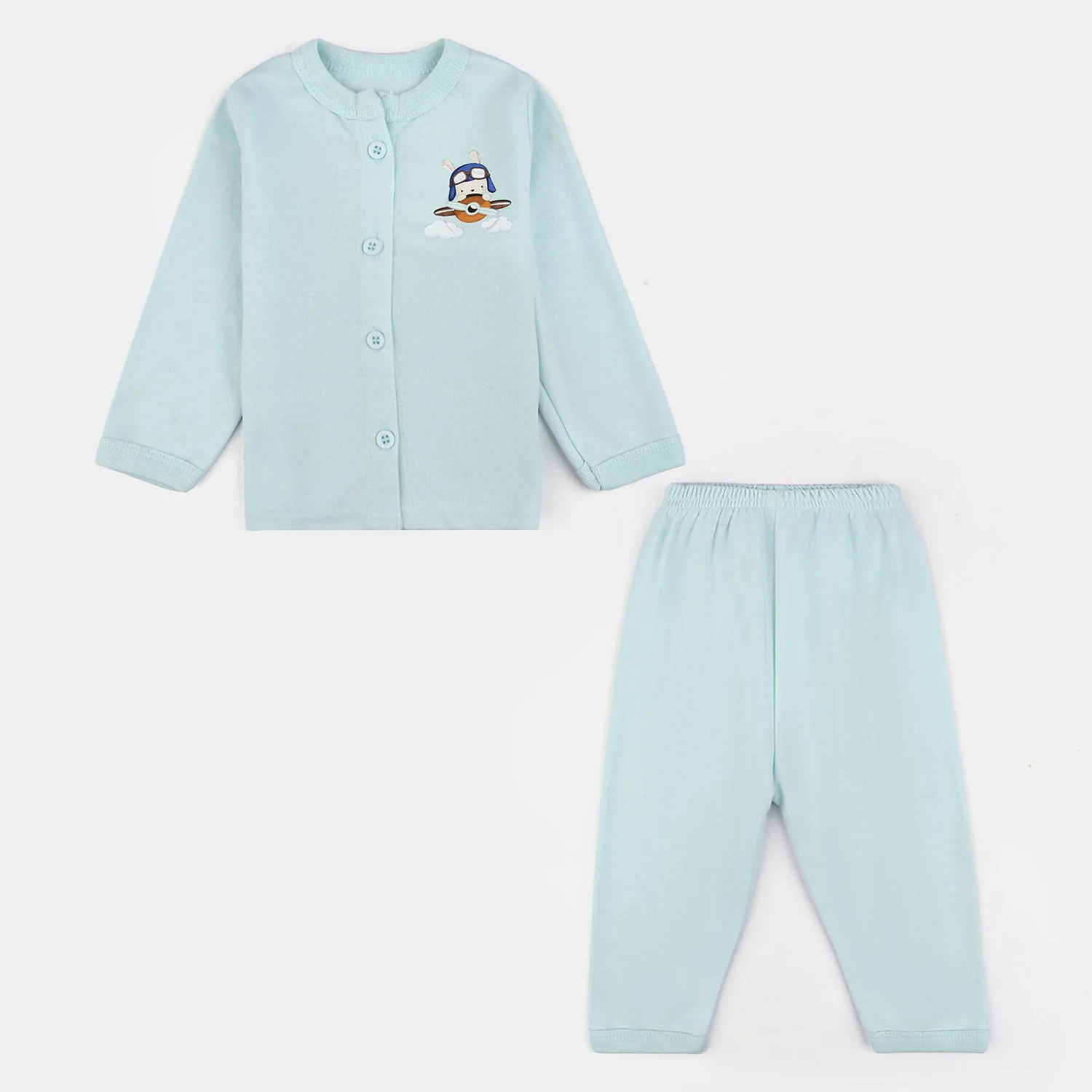 Infant Unisex Cotton Jabla Pajama Suit