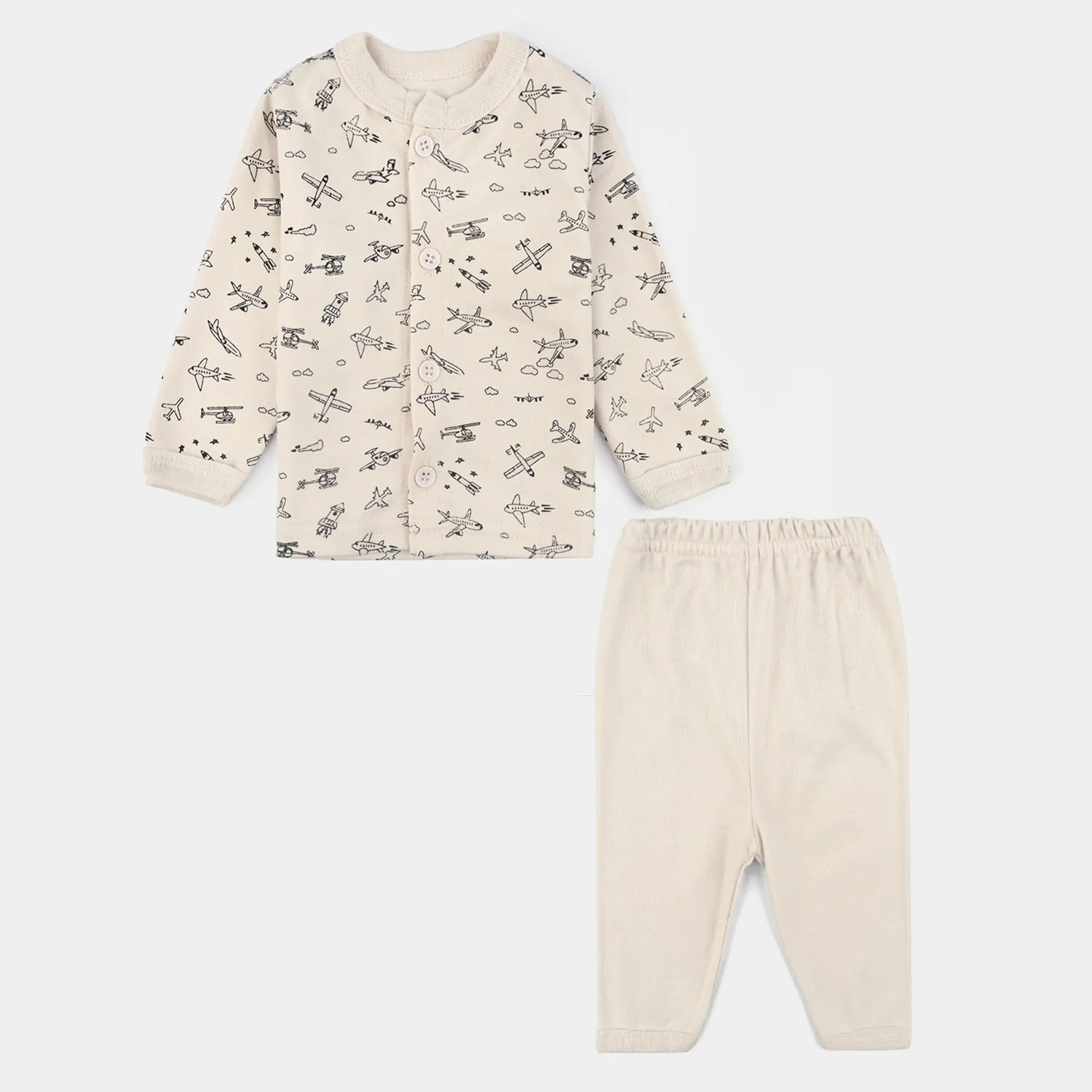 Infant Unisex Cotton Jabla Pajama Suit