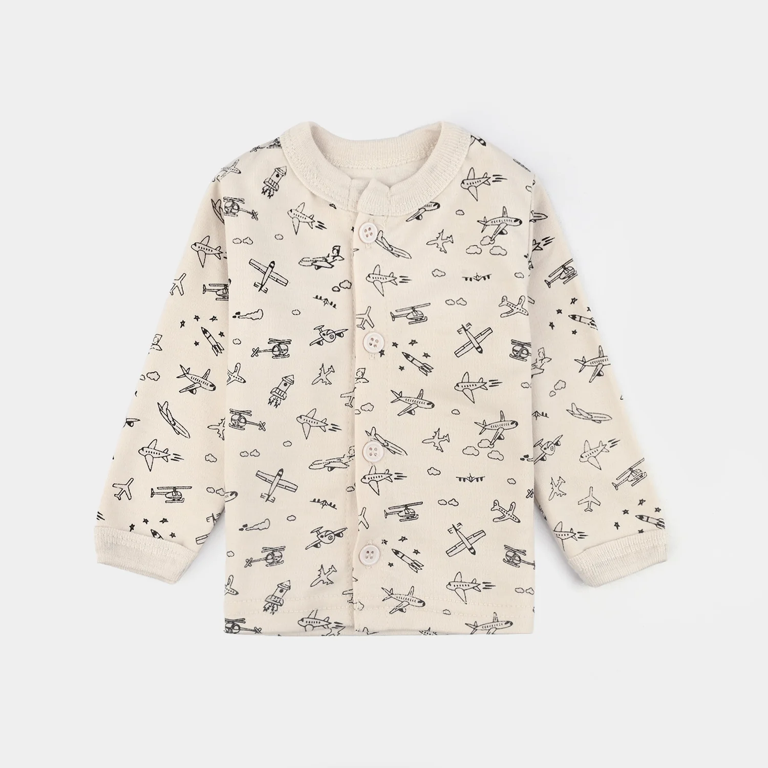 Infant Unisex Cotton Jabla Pajama Suit - Image 3
